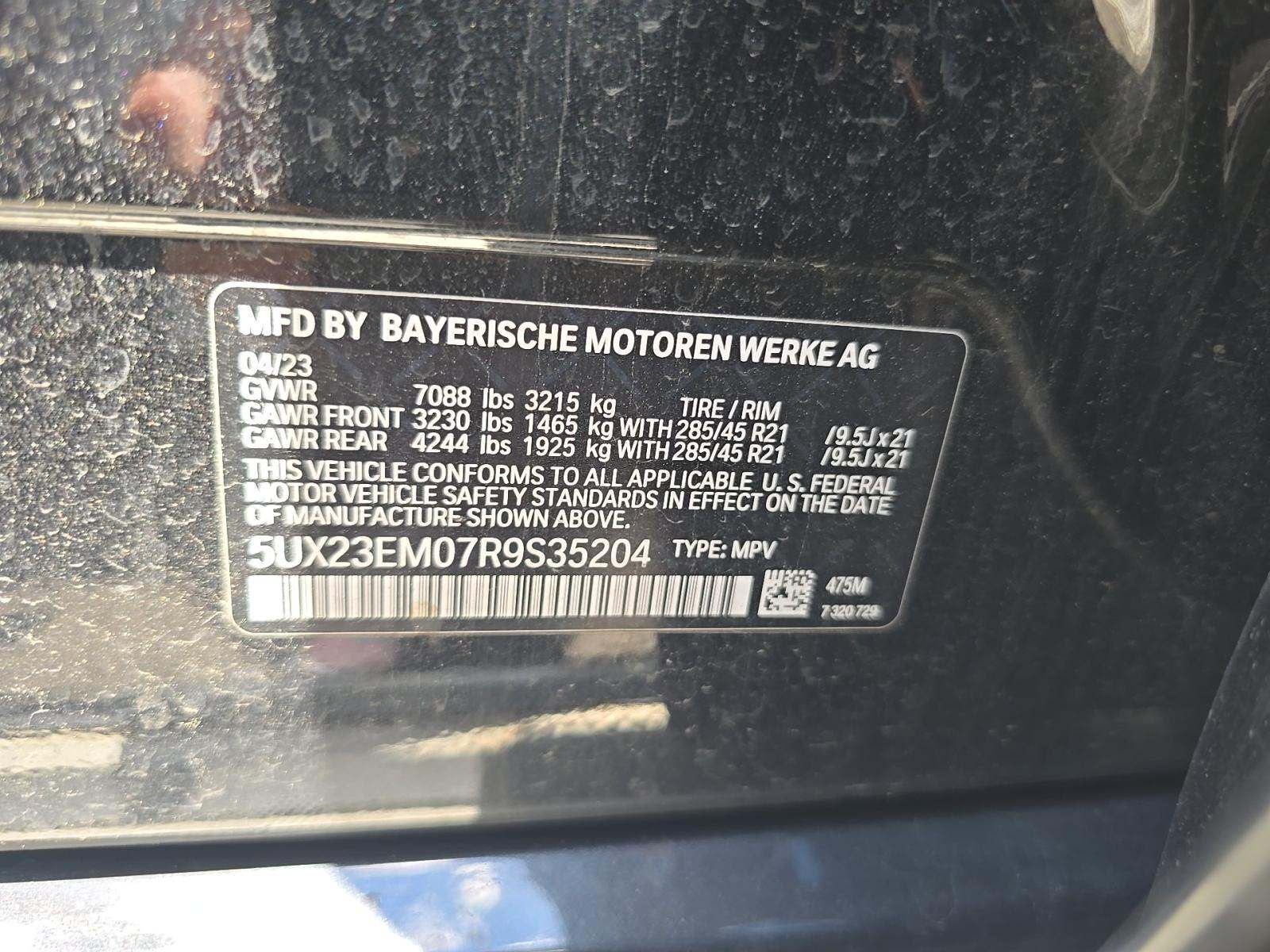2024 BMW X7 xDrive40i AWD