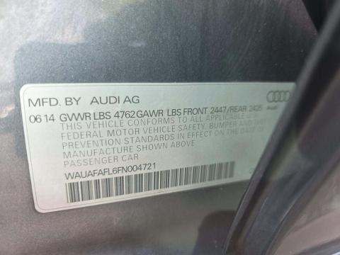 2015 Audi A4 2.0T Premium FWD