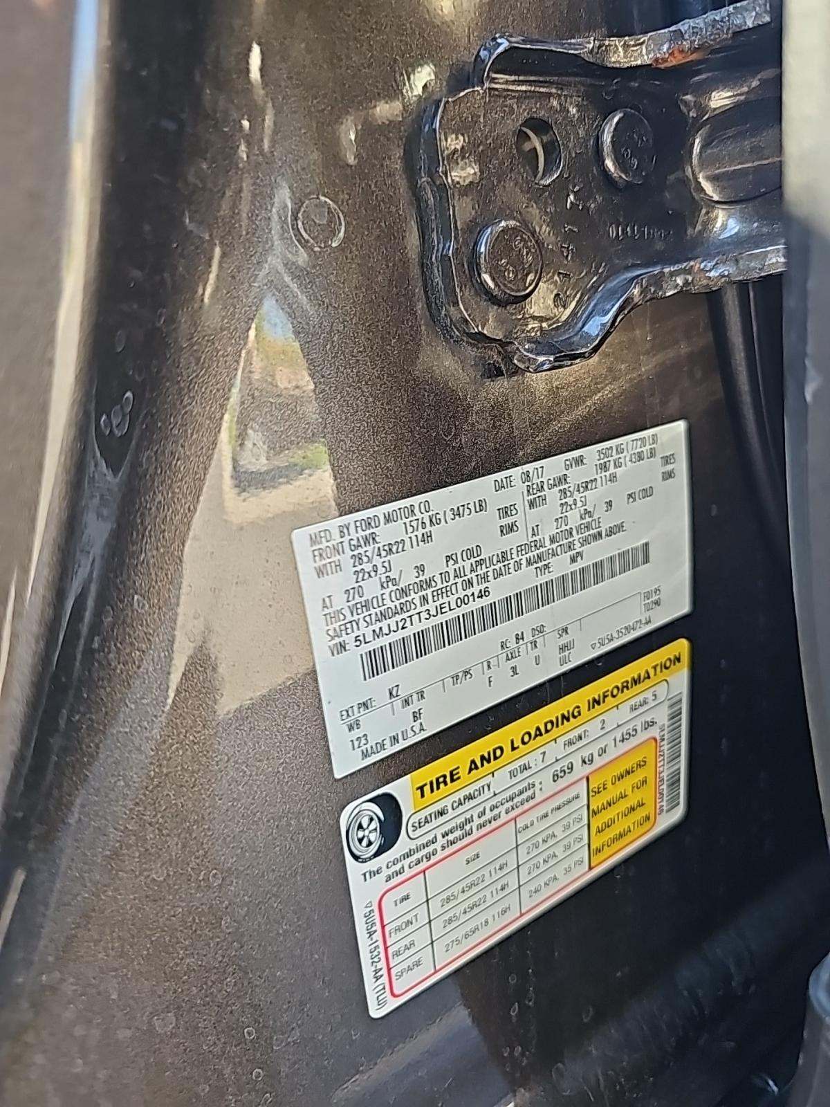 2018 Lincoln Navigator Black Label AWD