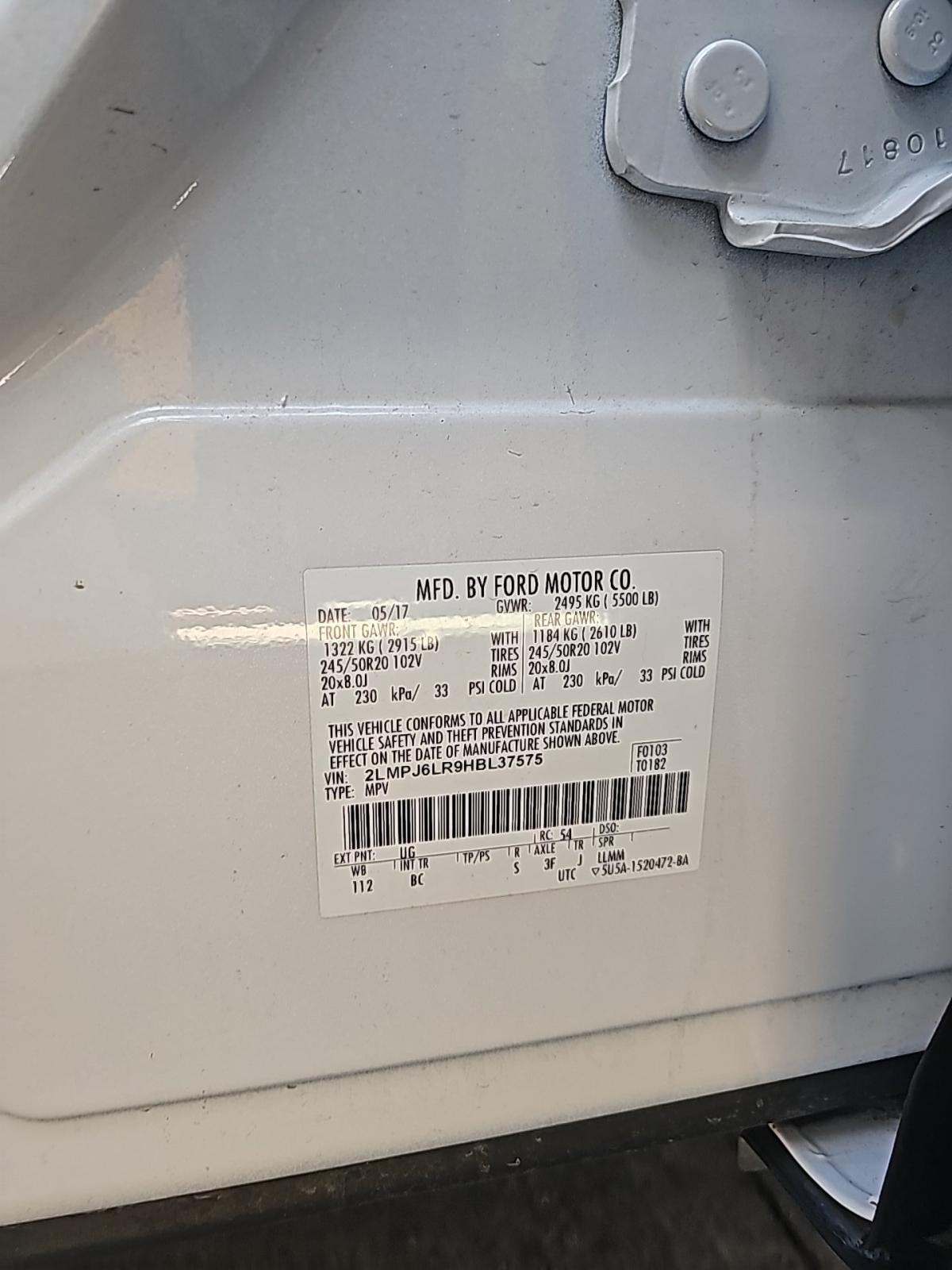 2017 Lincoln MKX Reserve FWD