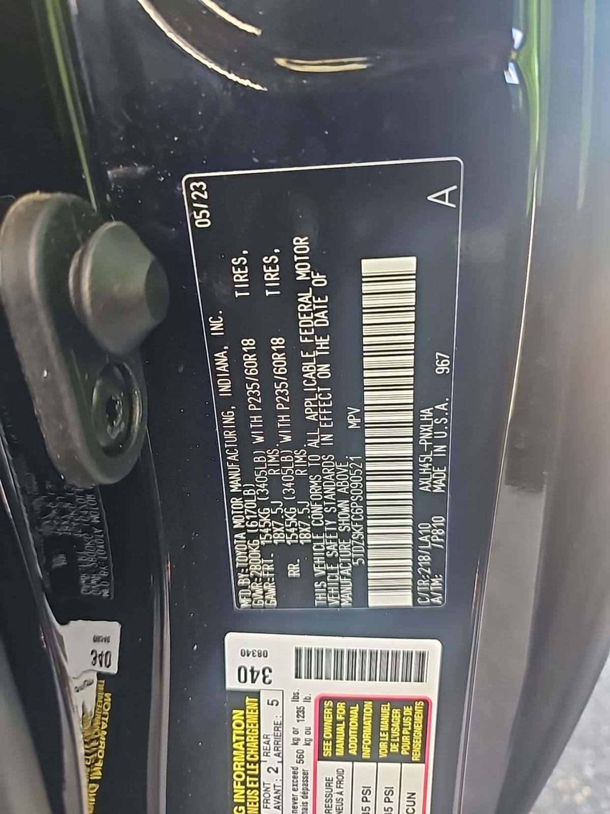 2023 Toyota Sienna Limited AWD