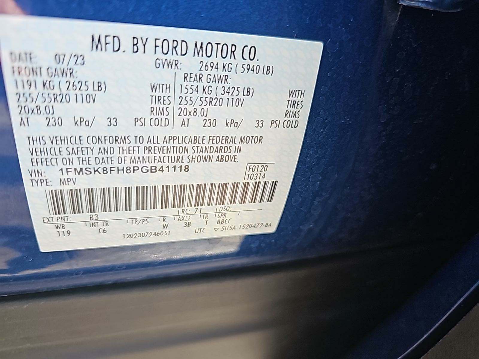 2023 Ford Explorer Limited AWD