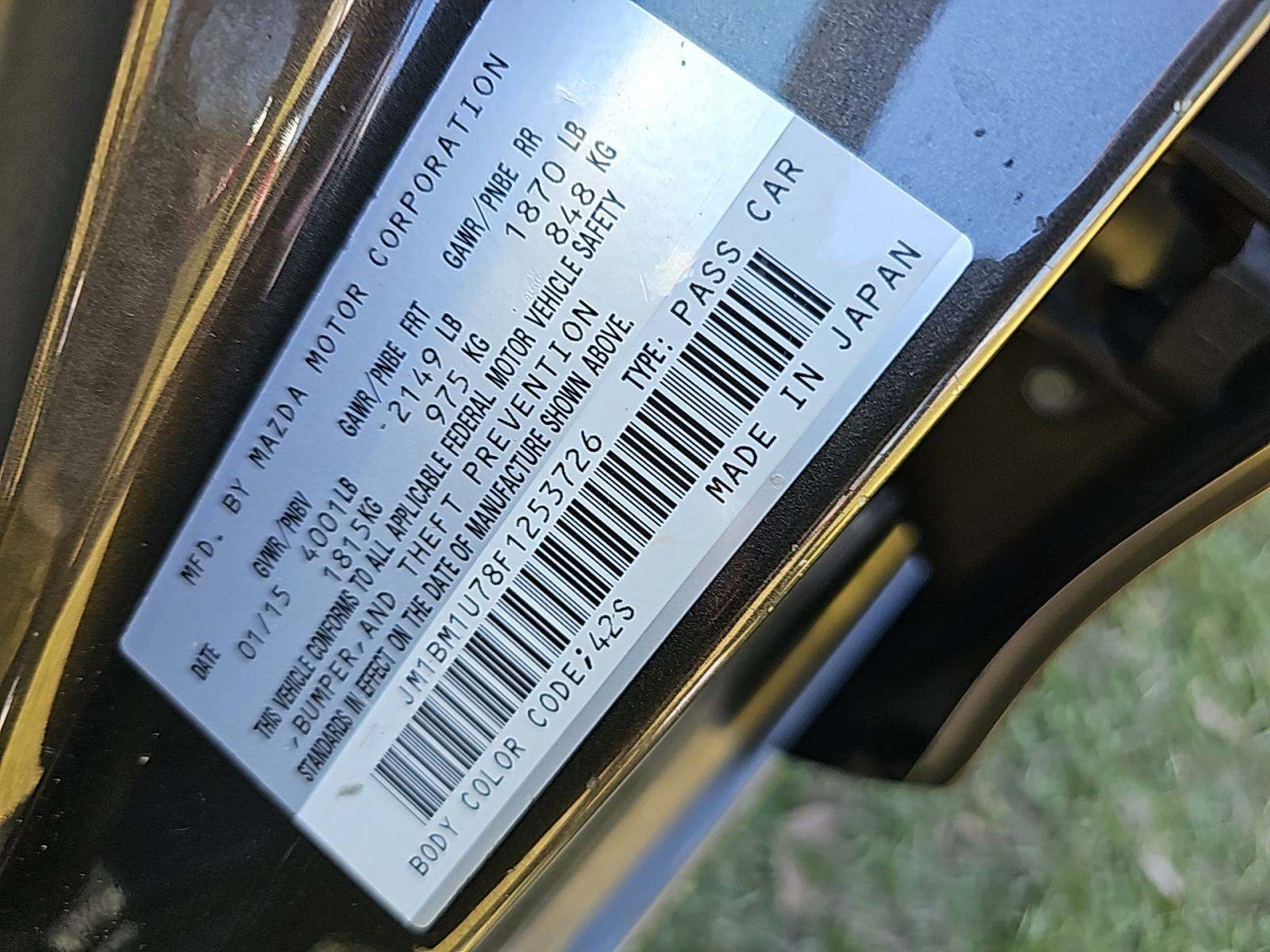 2015 MAZDA MAZDA3 i Sport FWD