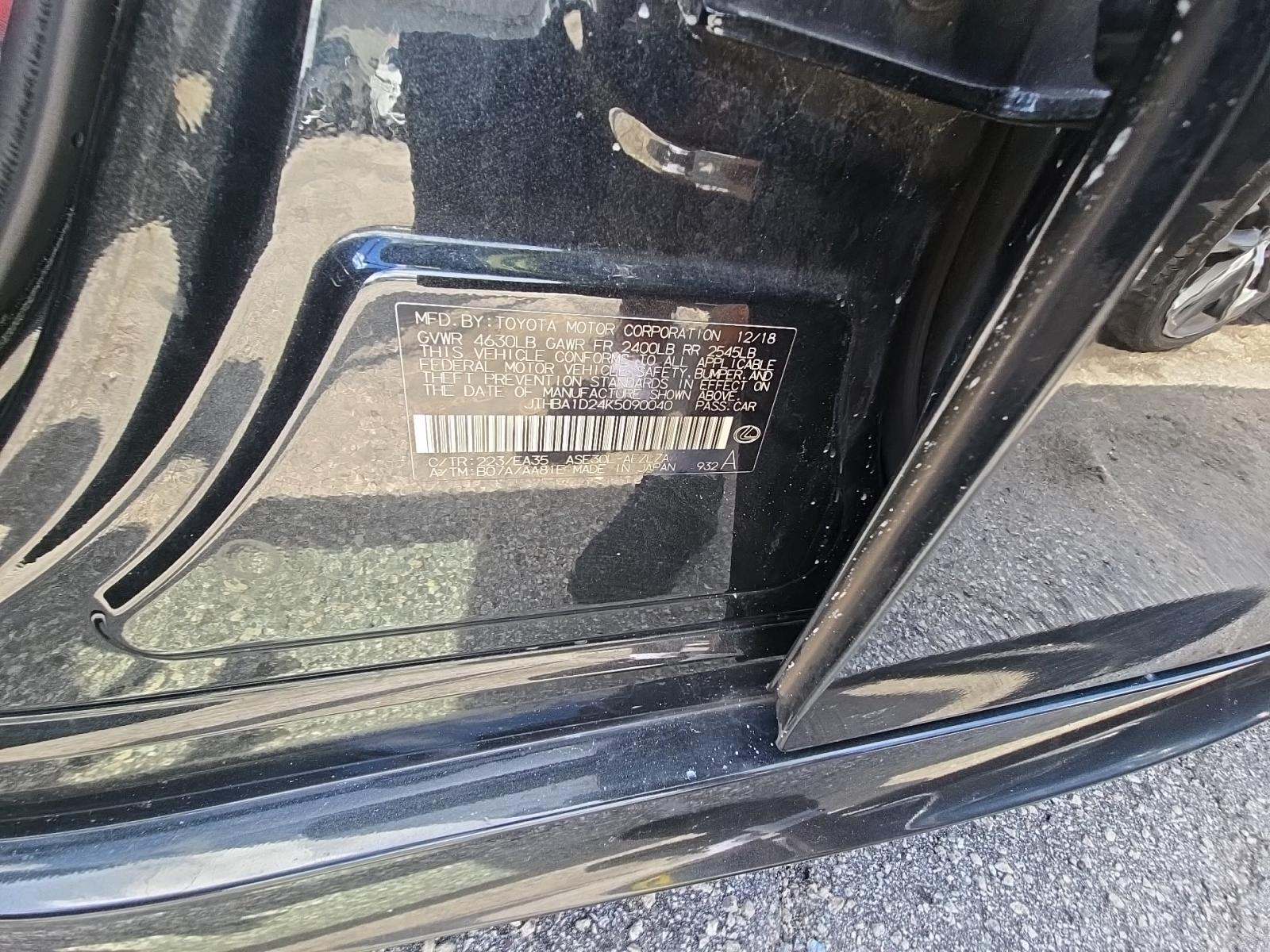 2019 Lexus IS IS 300 F SPORT RWD