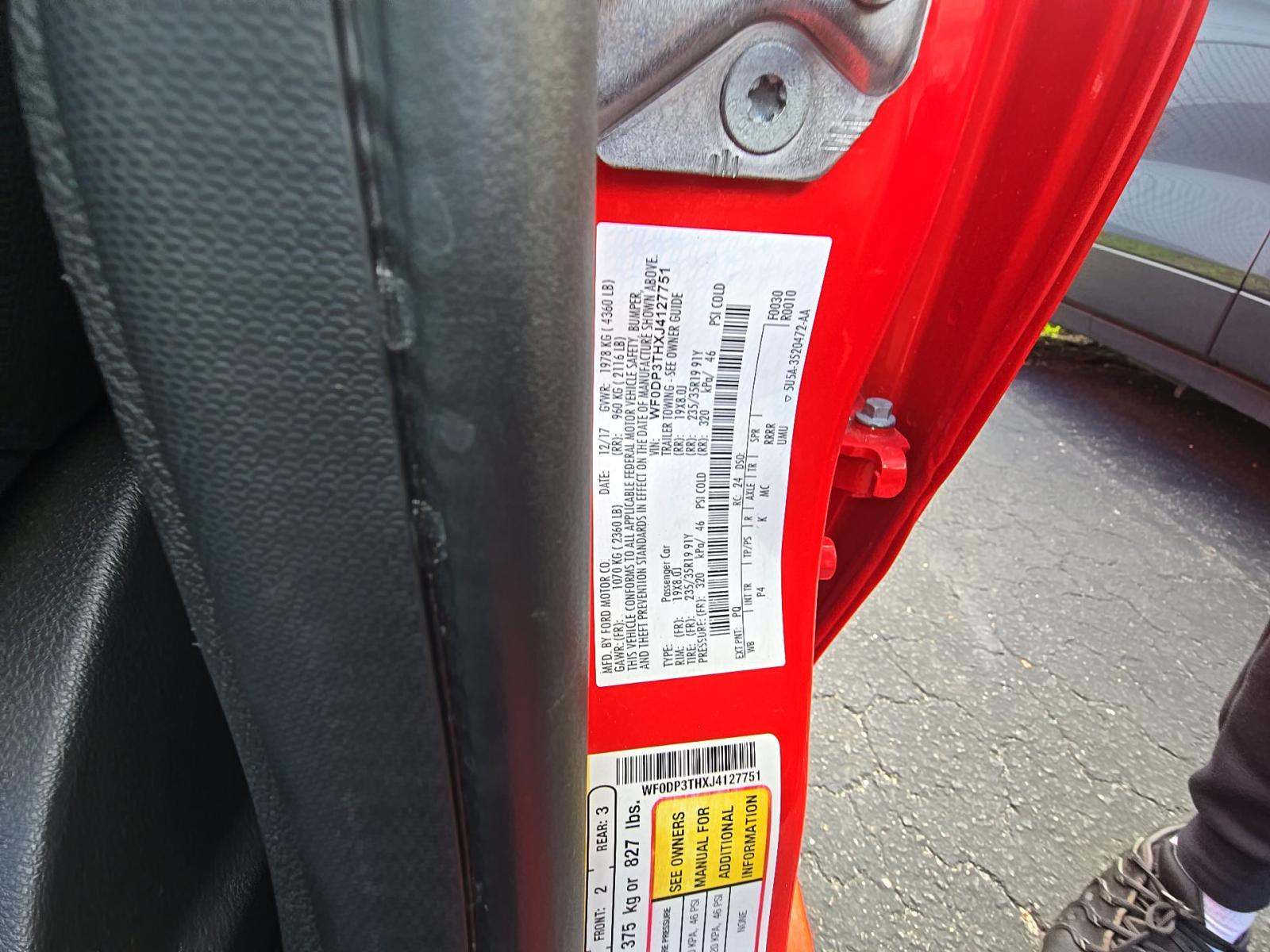 2018 Ford Focus RS AWD