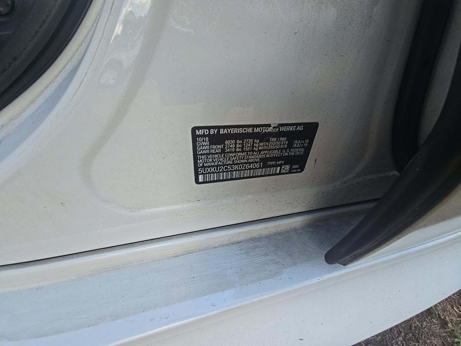 2019 BMW X6 xDrive35i AWD