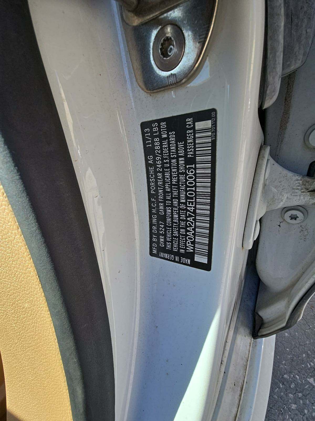 2014 Porsche Panamera Base RWD