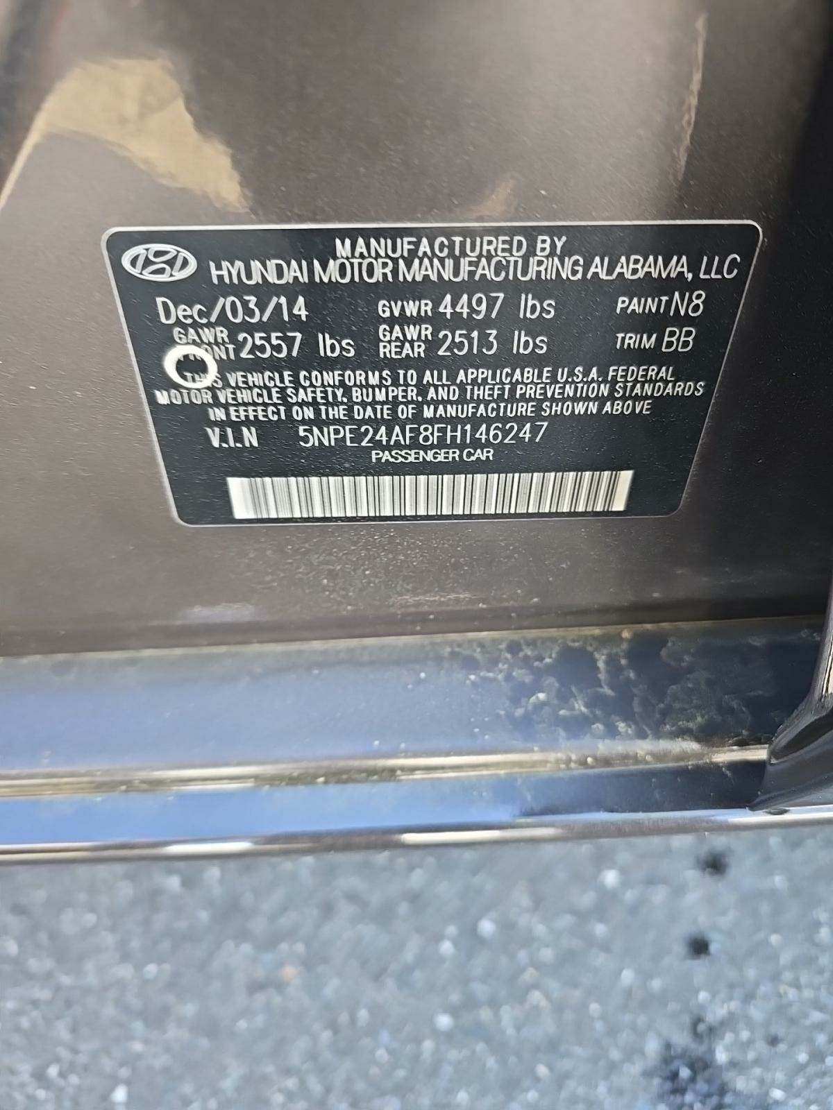 2015 Hyundai Sonata SE FWD