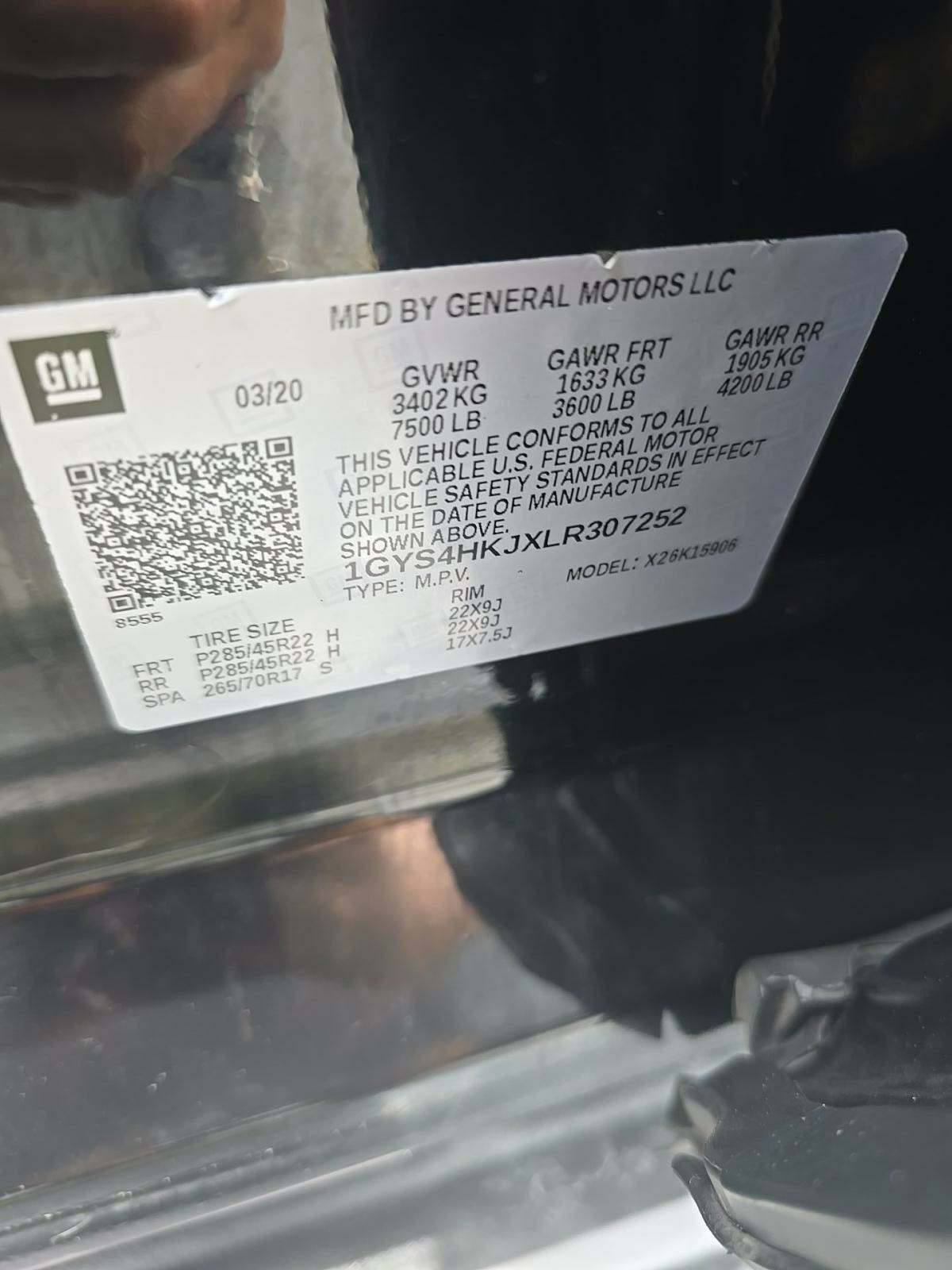 2020 Cadillac Escalade ESV Luxury AWD