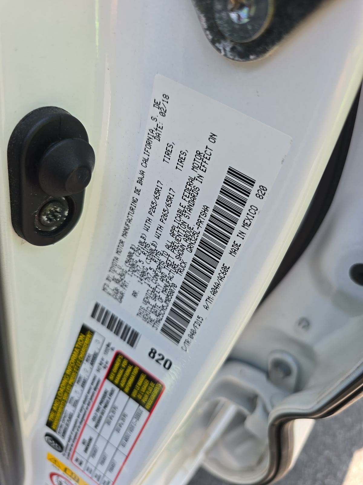 2018 Toyota Tacoma TRD Sport RWD