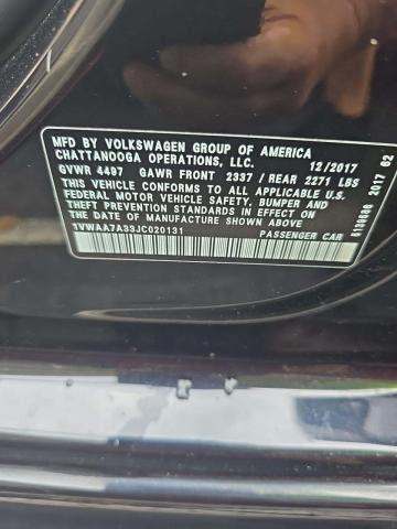 2018 Volkswagen Passat 2.0T R-Line FWD