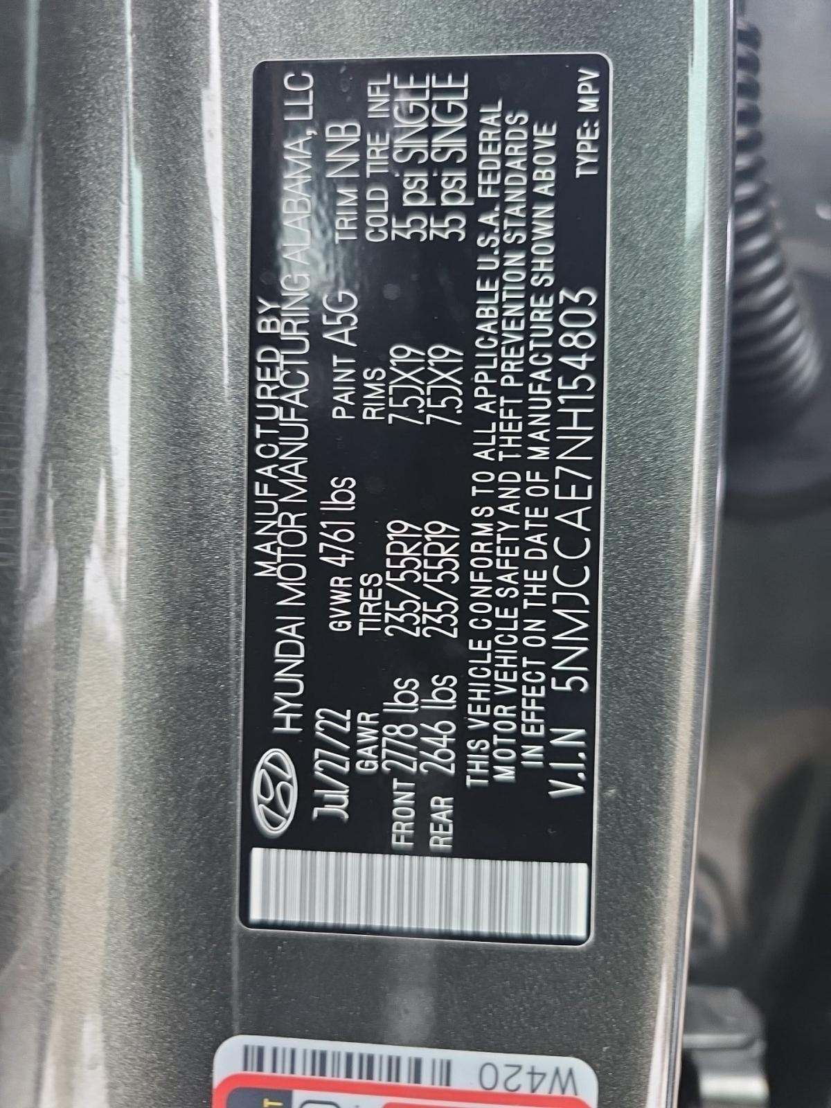 2022 Hyundai Tucson SEL AWD