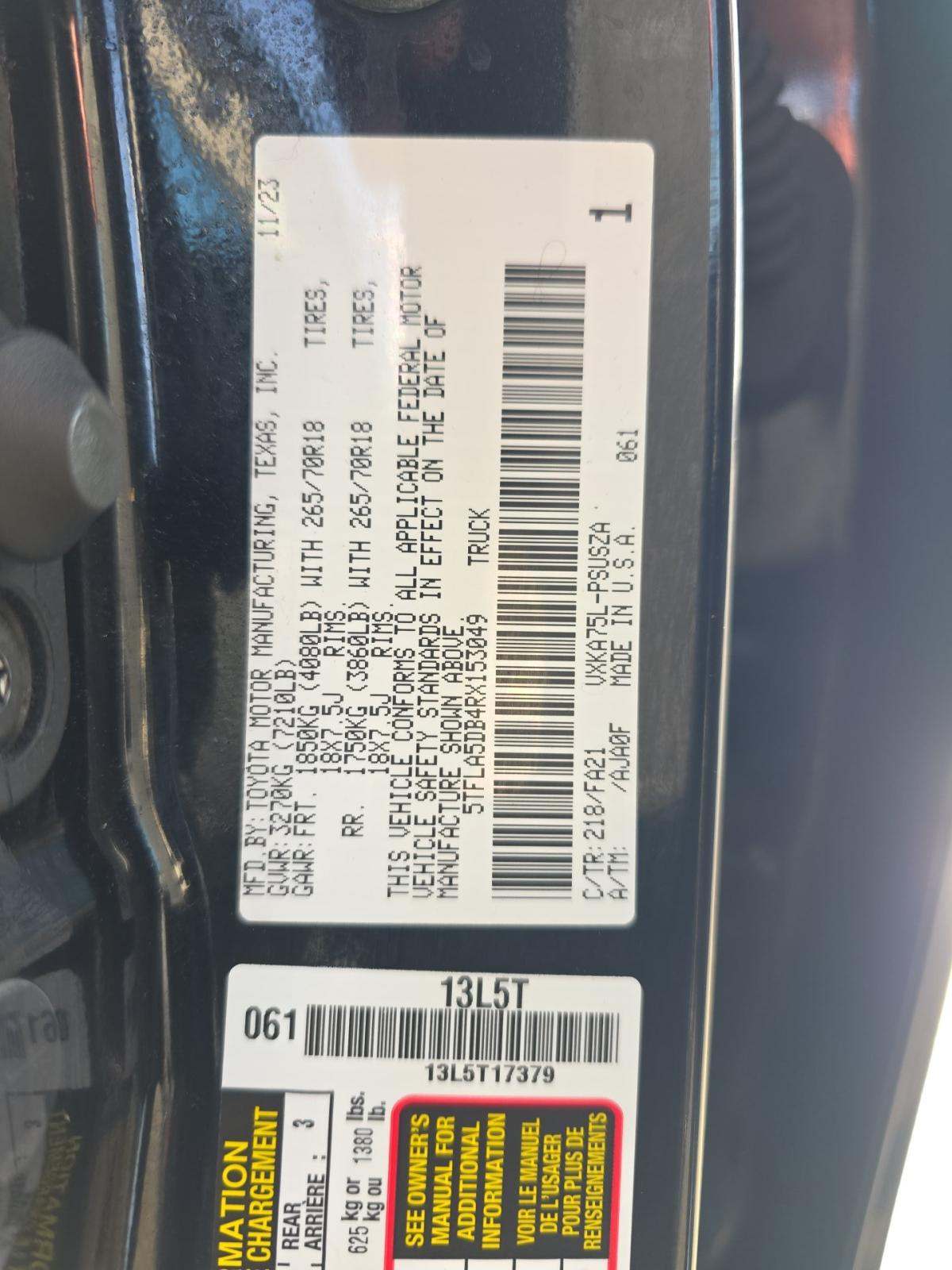 2024 Toyota Tundra SR5 AWD