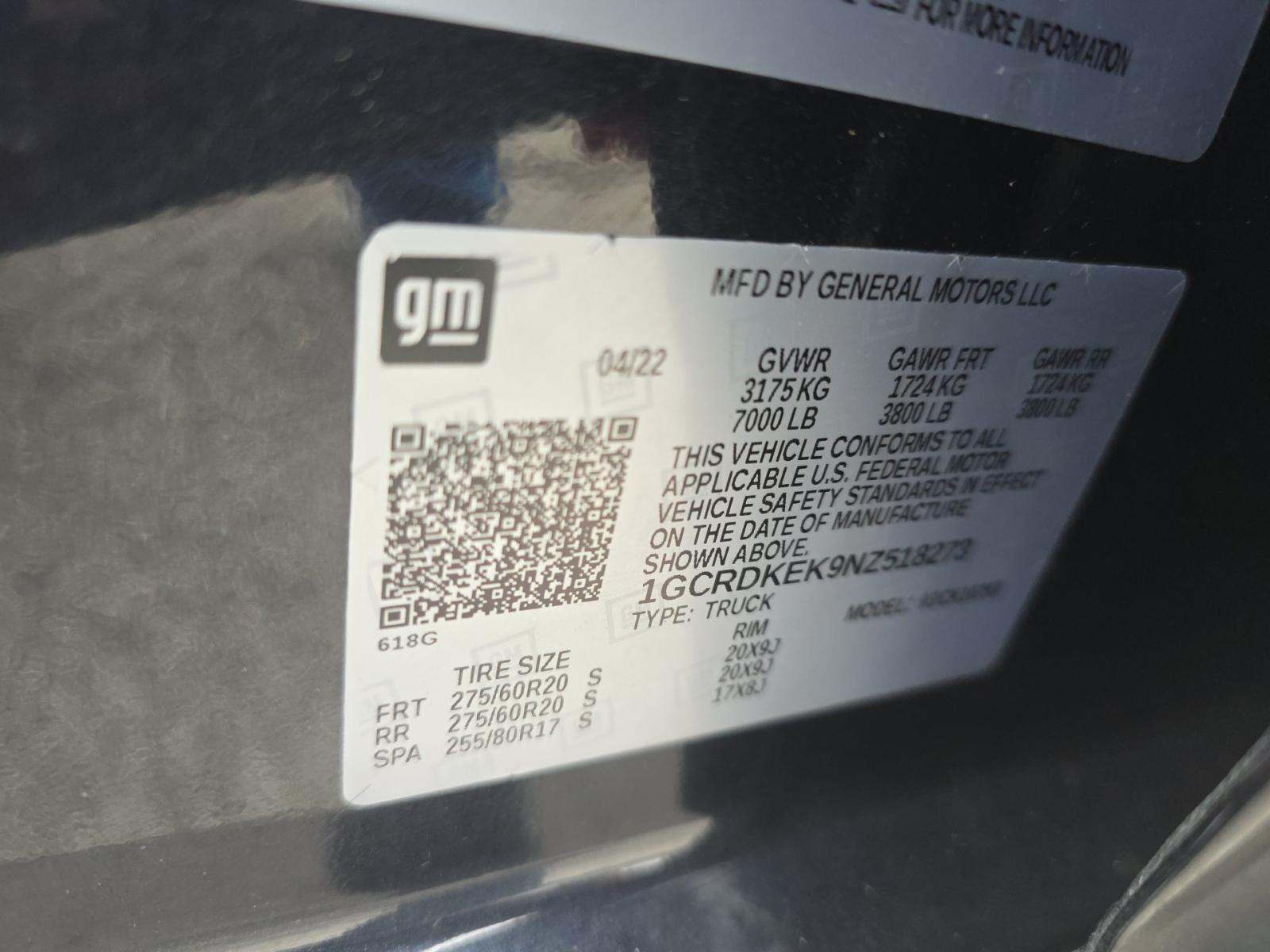 2022 Chevrolet Silverado 1500 LT AWD