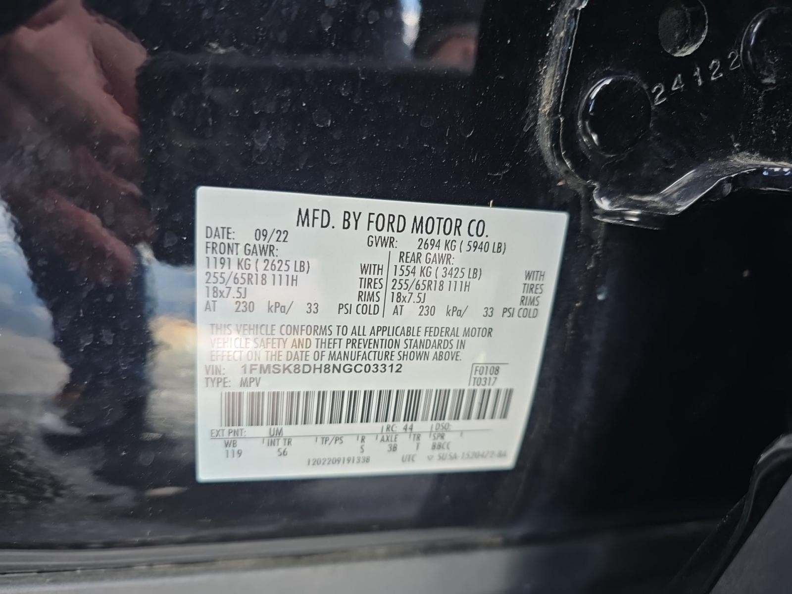 2022 Ford Explorer XLT AWD