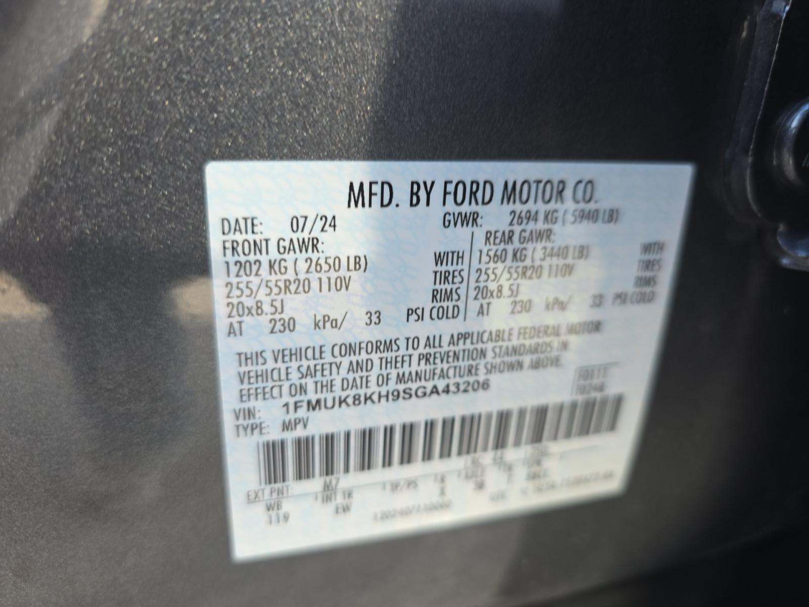 2025 Ford Explorer ST-Line AWD