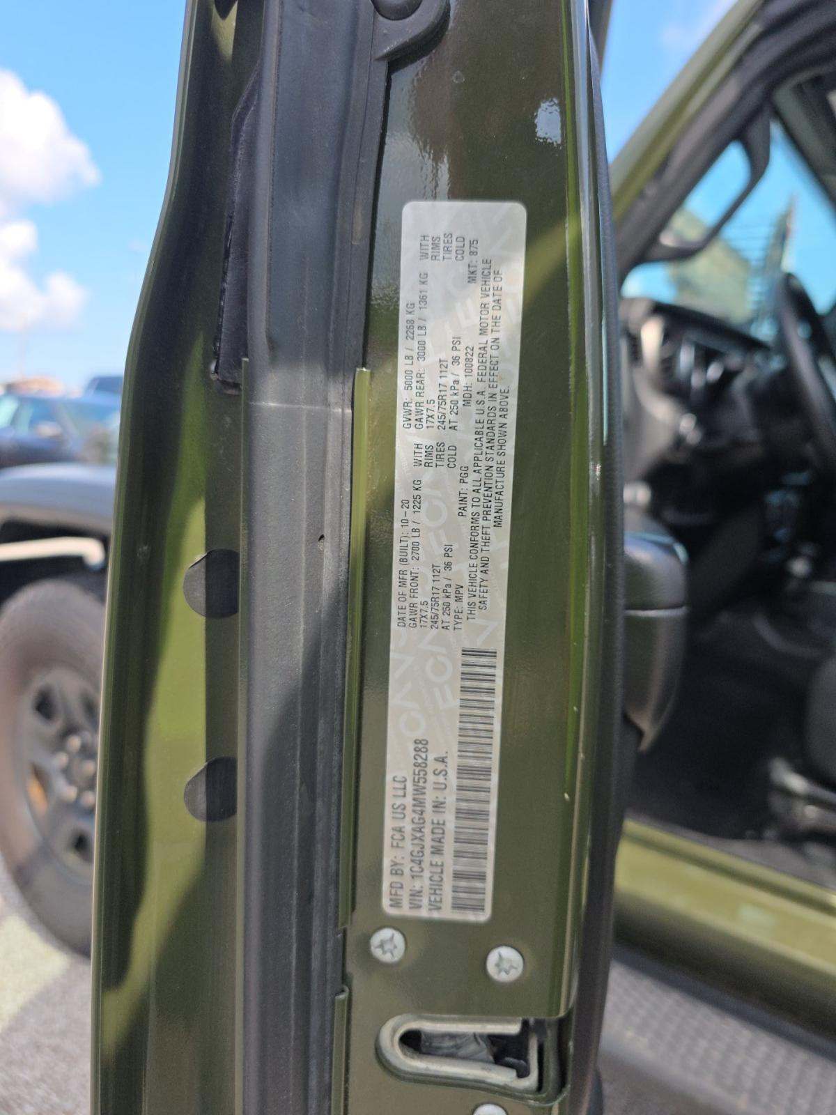 2021 Jeep Wrangler Sport AWD
