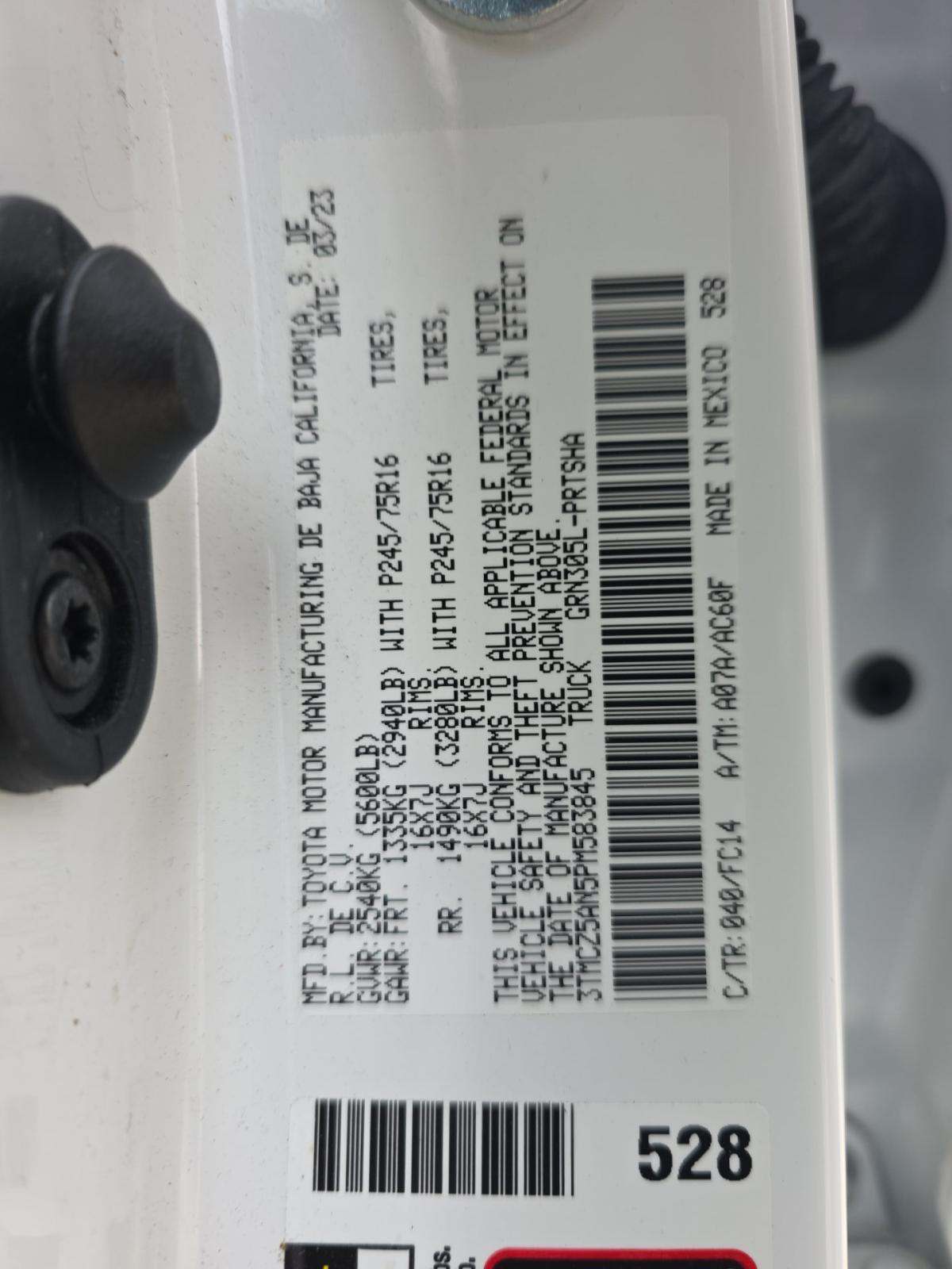 2023 Toyota Tacoma SR5 AWD