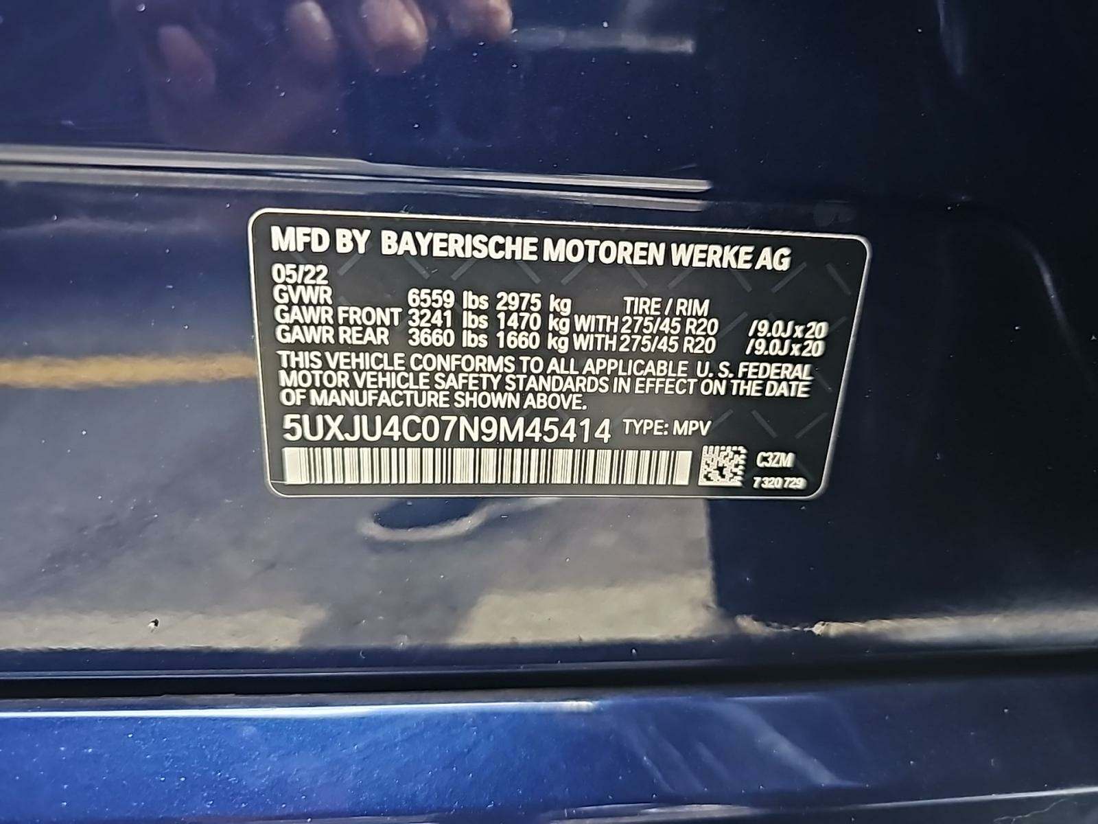 2022 BMW X5 M50i AWD