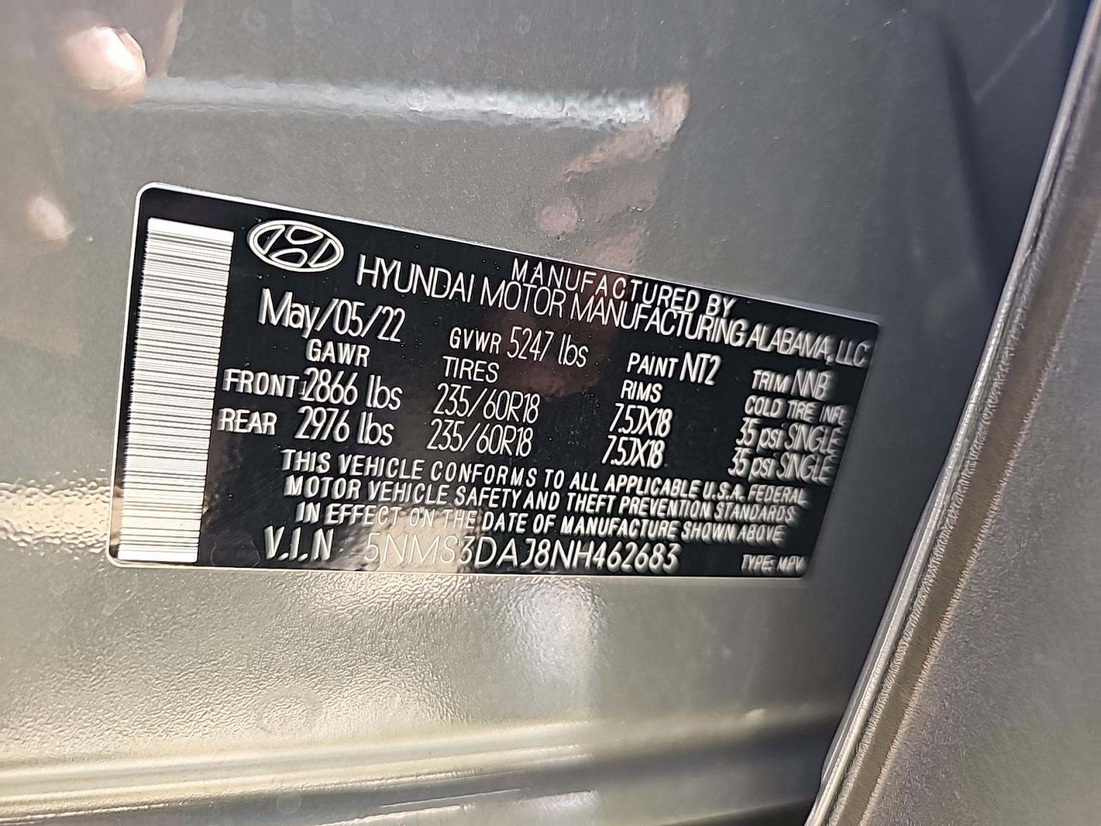 2022 Hyundai Santa Fe SEL AWD