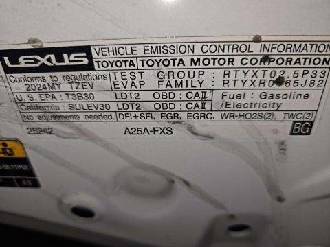 2024 Lexus NX NX 450h F SPORT Handling AWD
