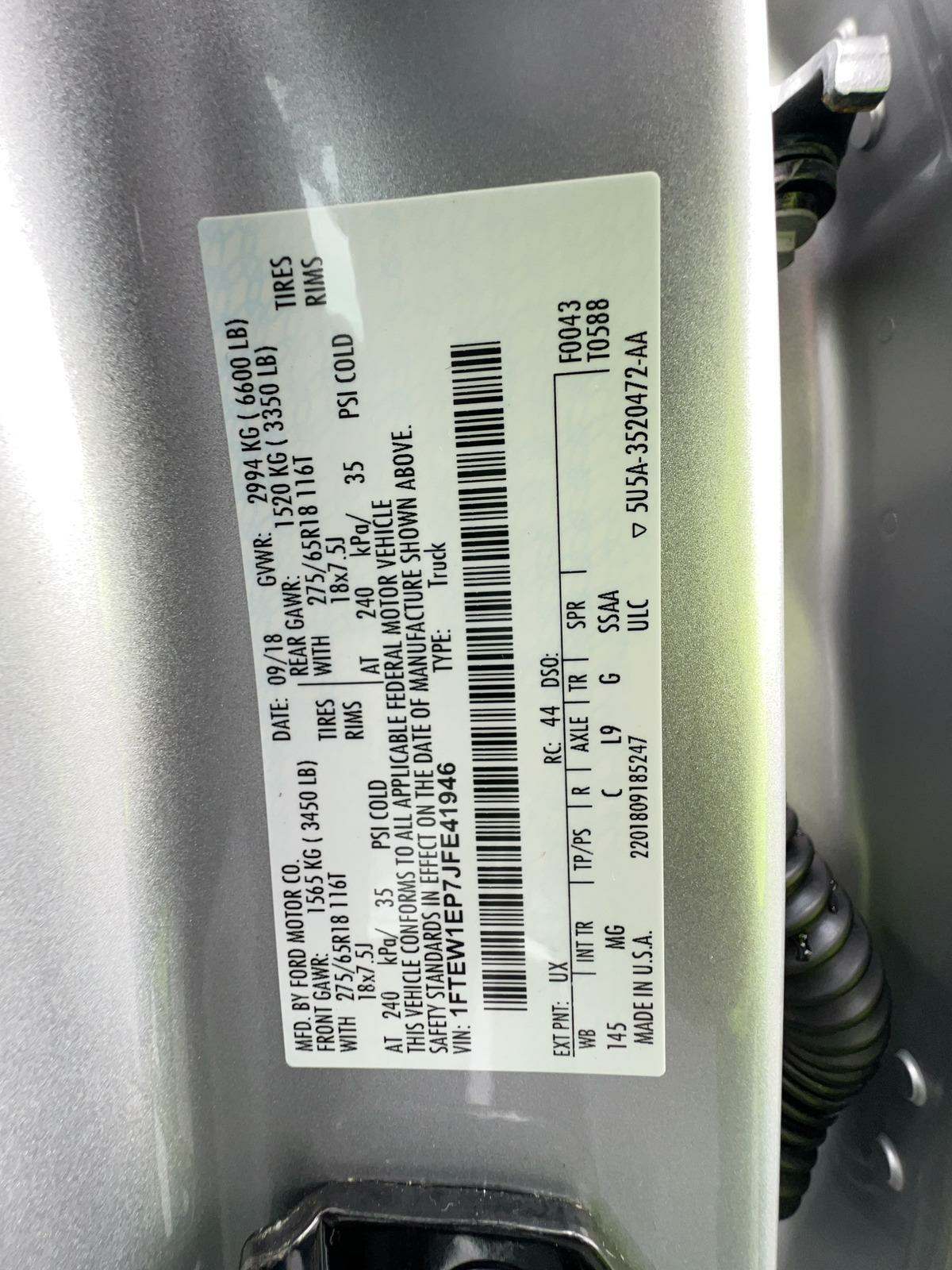 2018 Ford F-150 XLT AWD