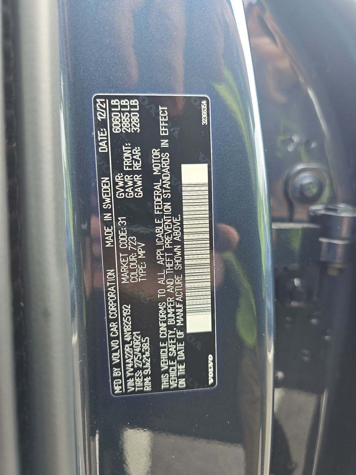 2022 Volvo XC90 T6 Inscription AWD