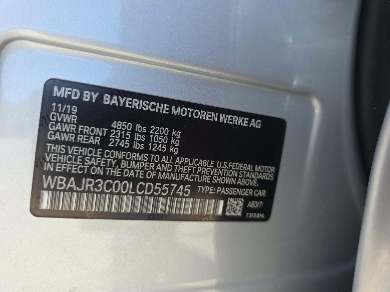 2020 BMW 5 Series 530i RWD