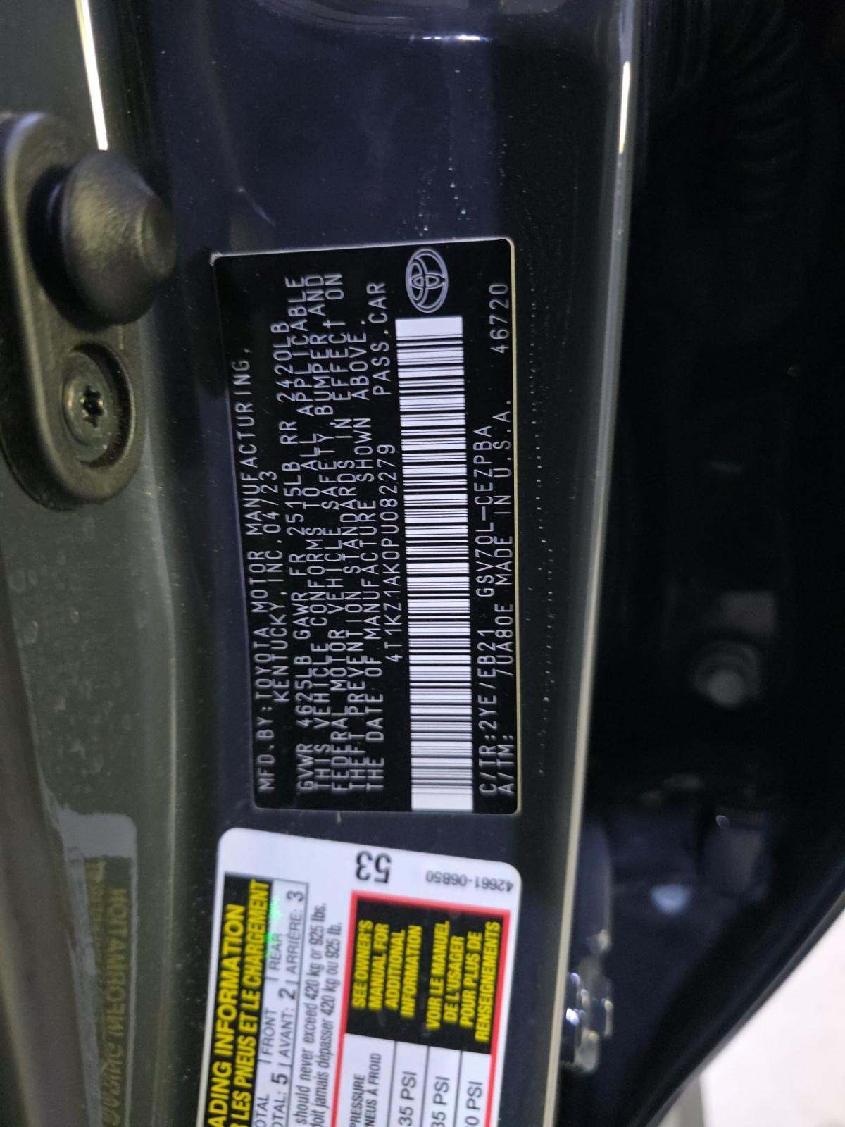 2023 Toyota Camry TRD FWD