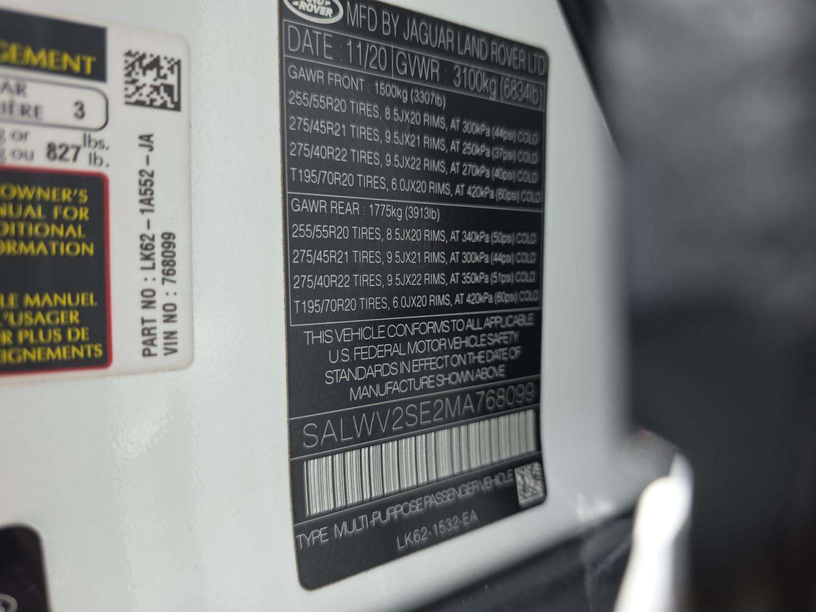 2021 Land Rover Range Rover Sport Autobiography AWD