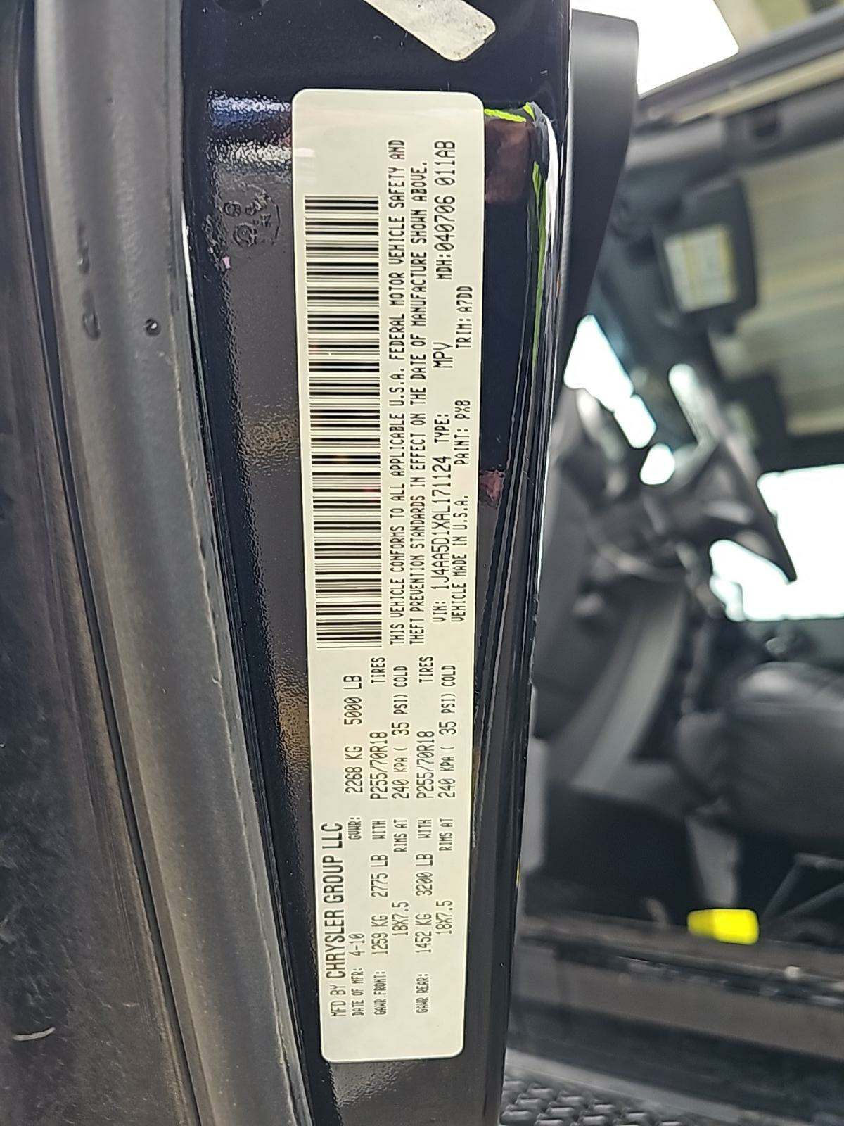 2010 Jeep Wrangler Sahara AWD