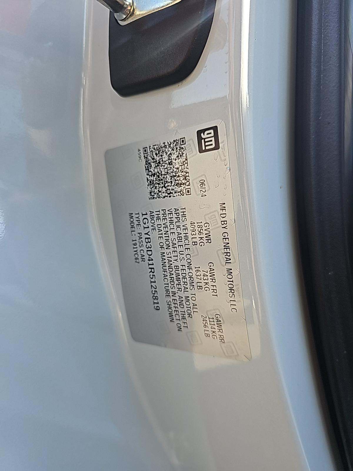 2024 Chevrolet Corvette Stingray RWD