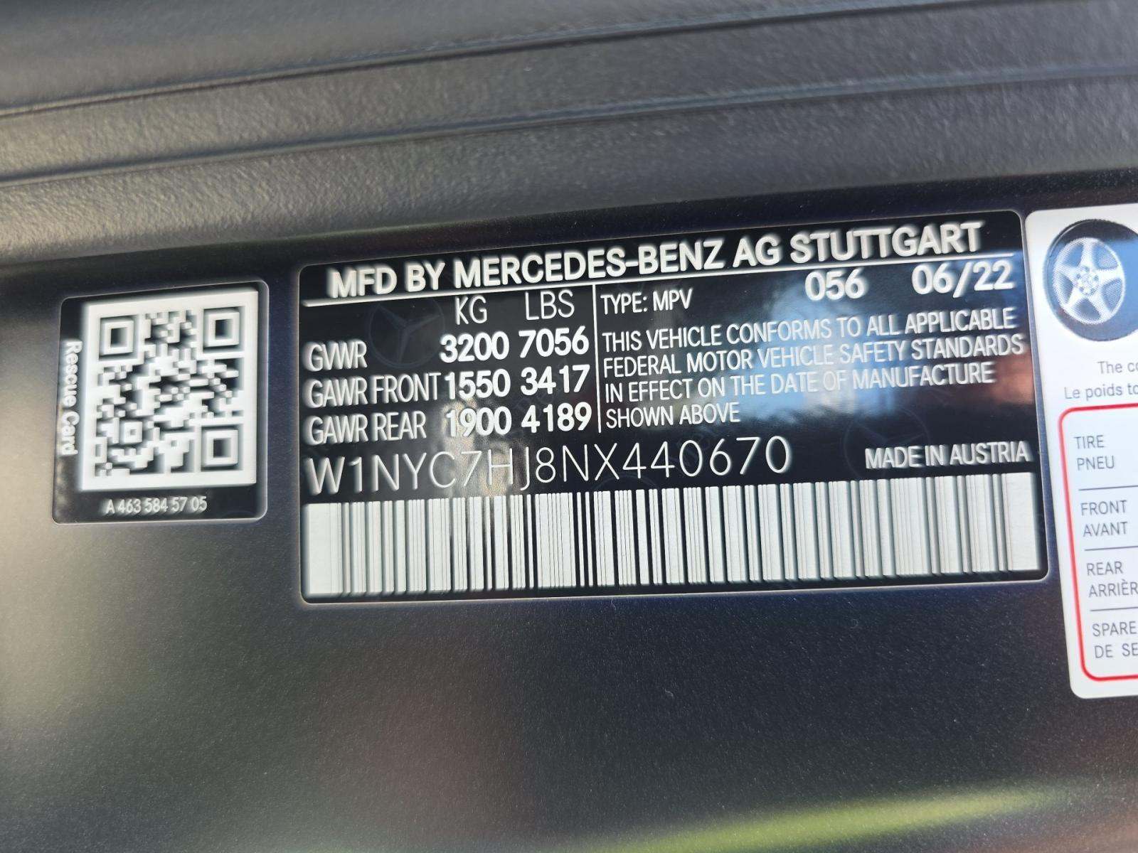 2022 Mercedes-Benz G-Class AMG G 63 AWD