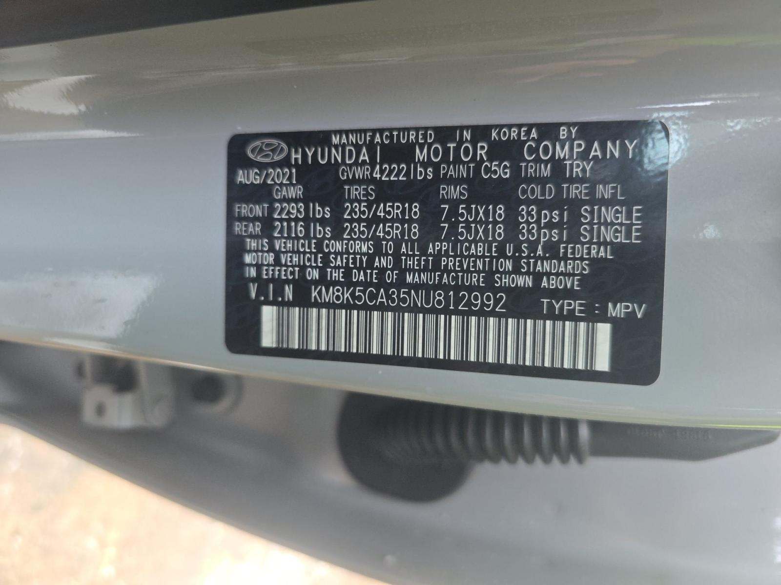 2022 Hyundai Kona Limited AWD