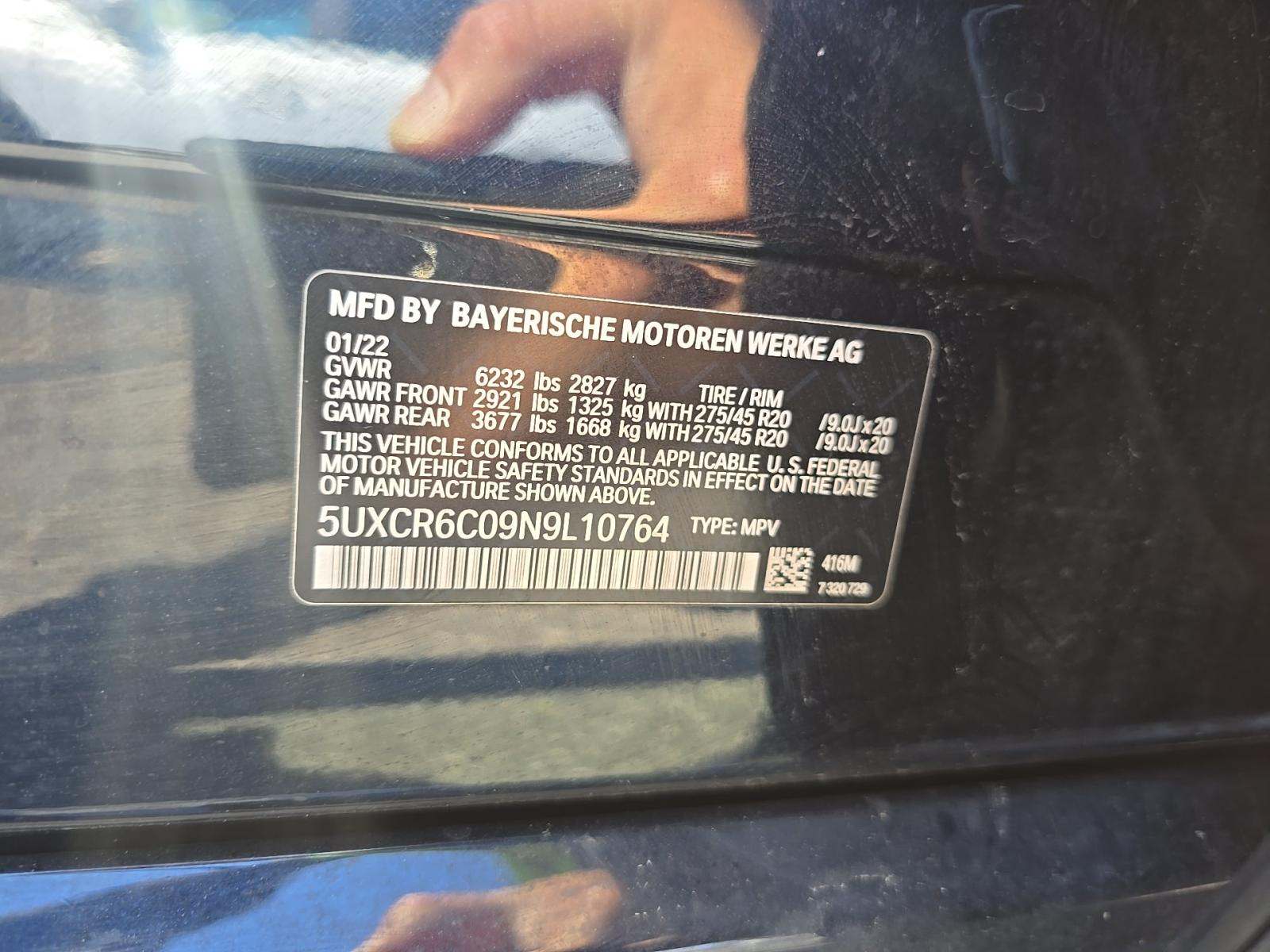2022 BMW X5 xDrive40i AWD