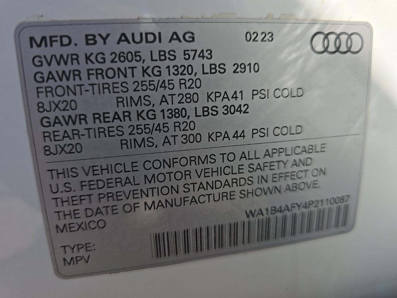 2023 Audi SQ5 Premium Plus AWD