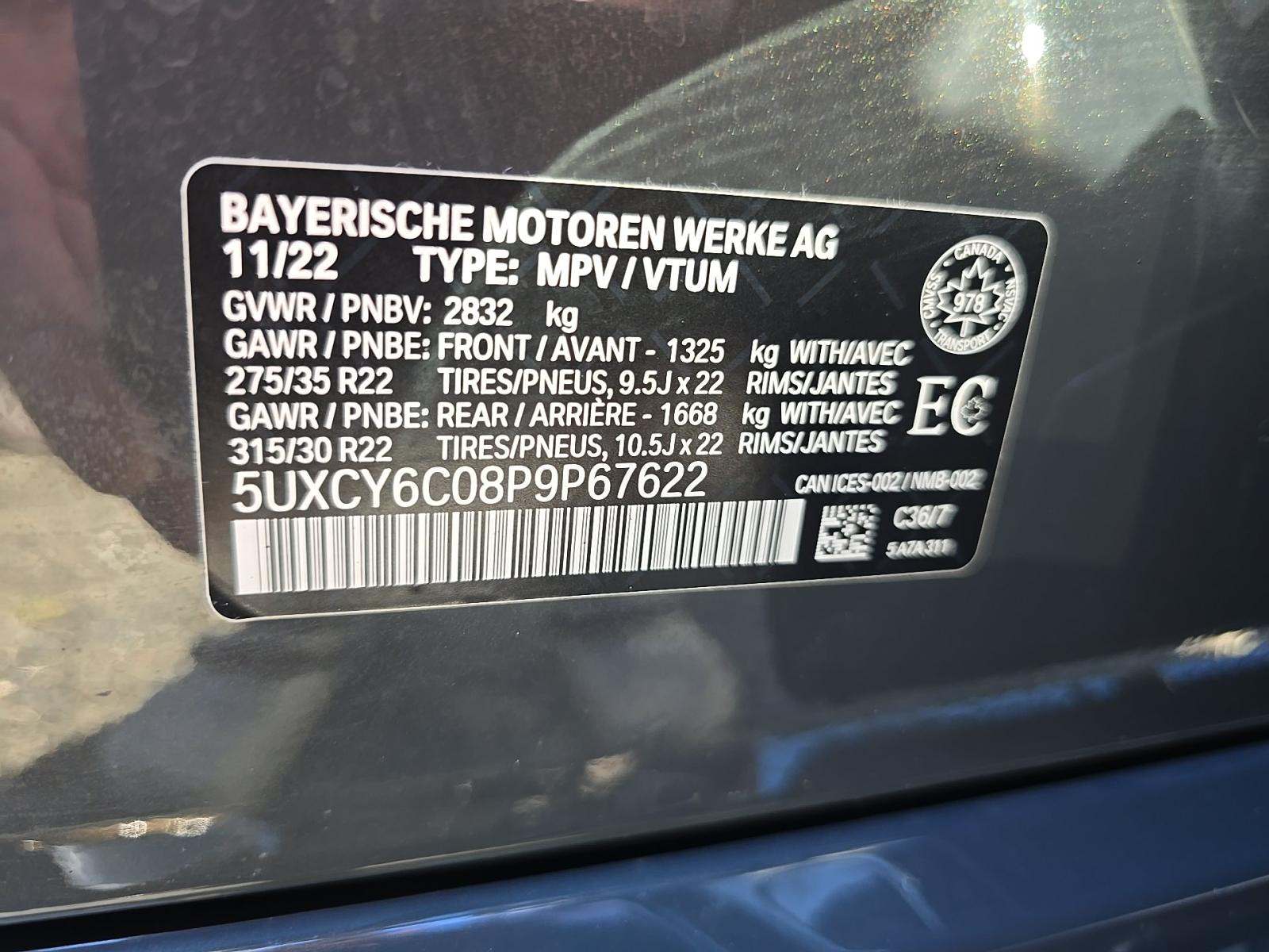 2023 BMW X6 xDrive40i AWD