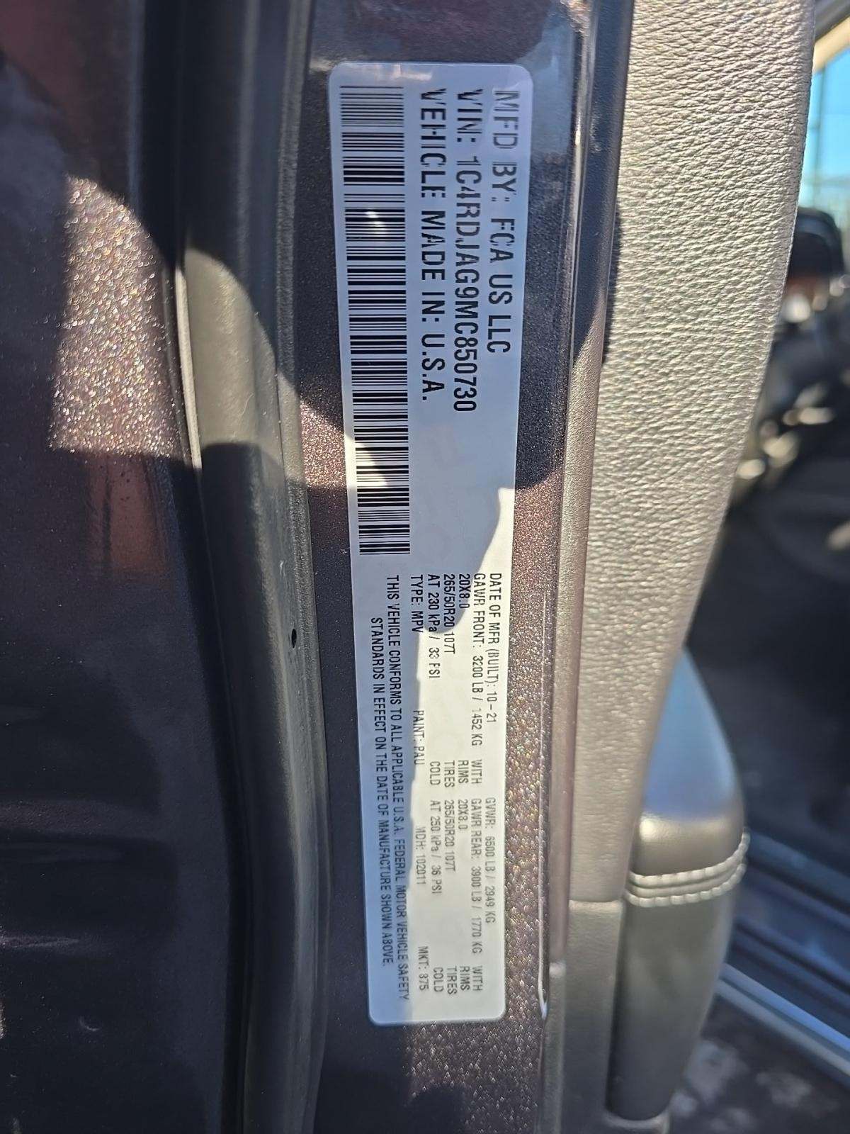 2021 Dodge Durango SXT Plus AWD