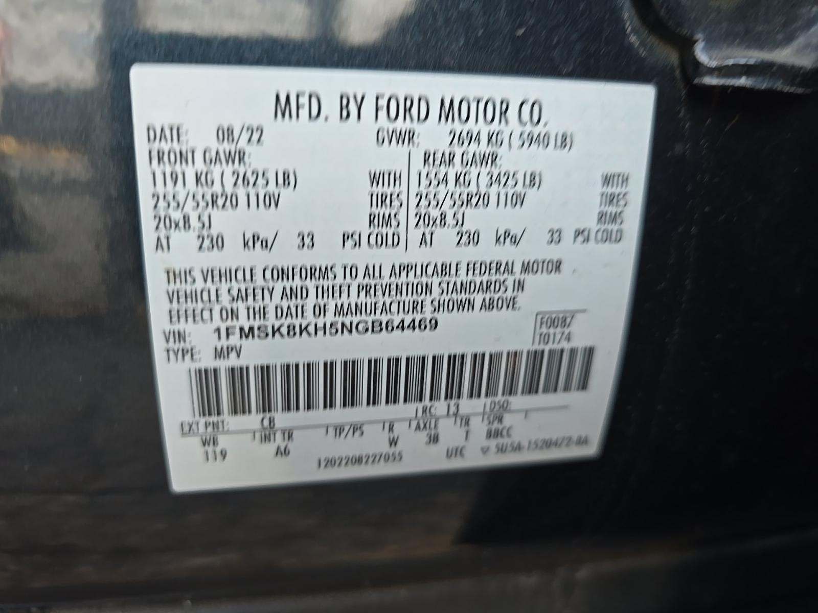 2022 Ford Explorer ST-Line AWD