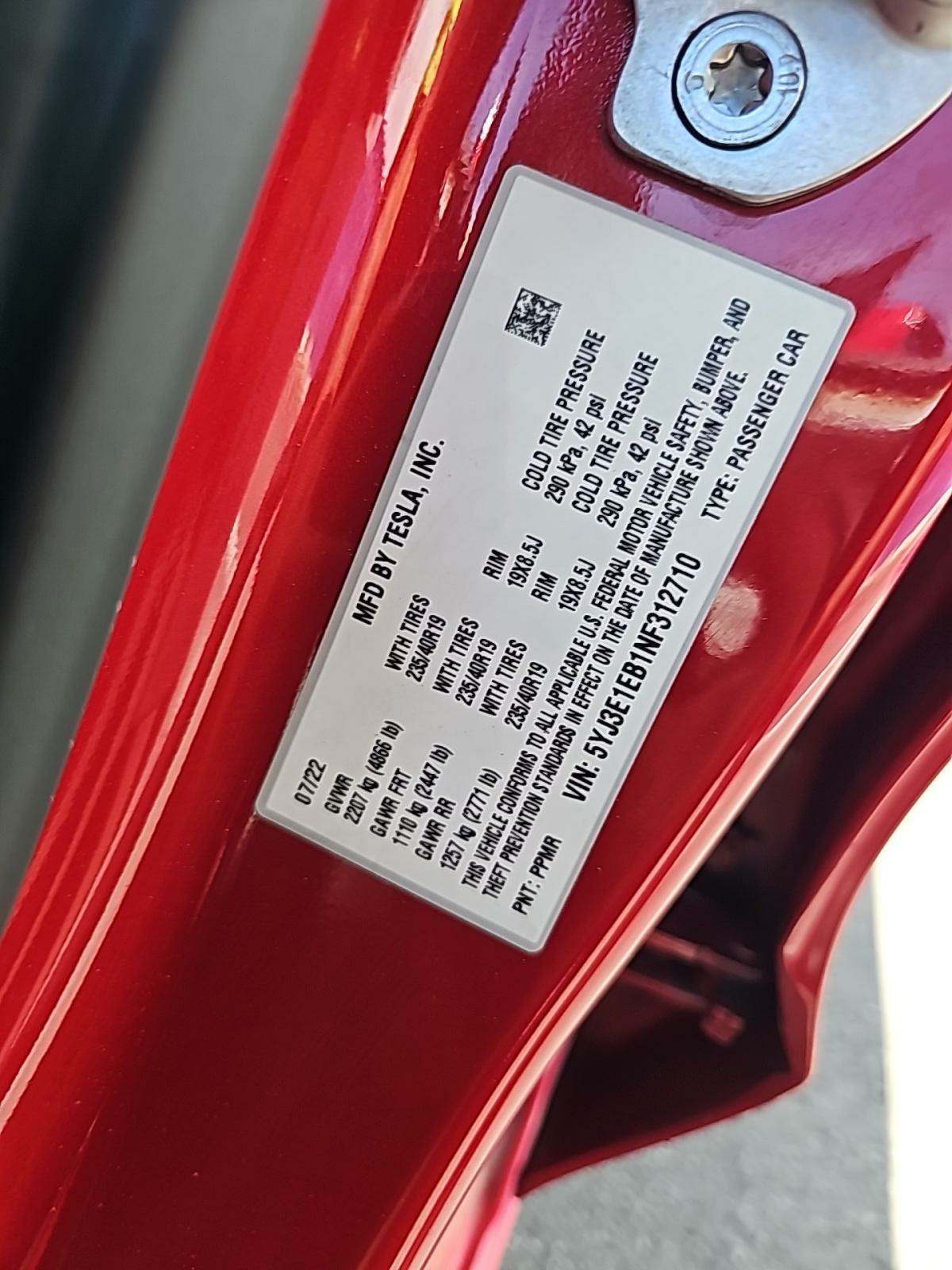 2022 Tesla Model 3 Long Range AWD