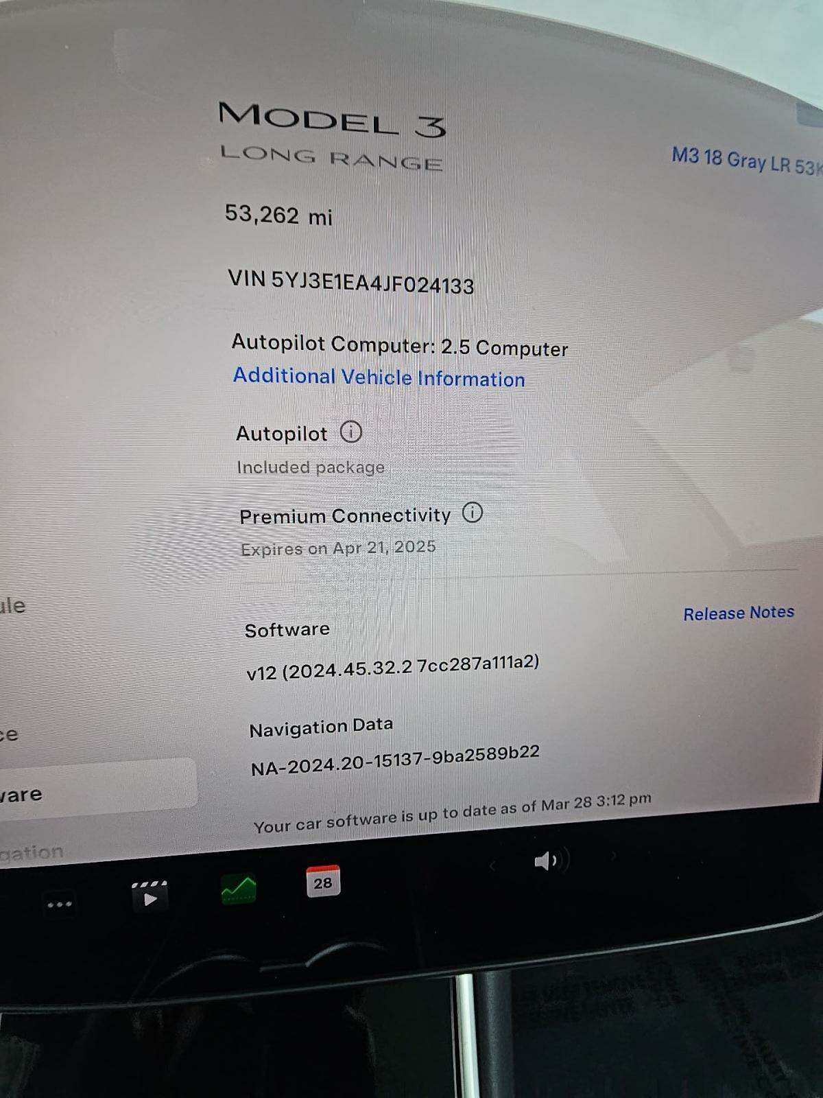 2018 Tesla Model 3 Long Range RWD