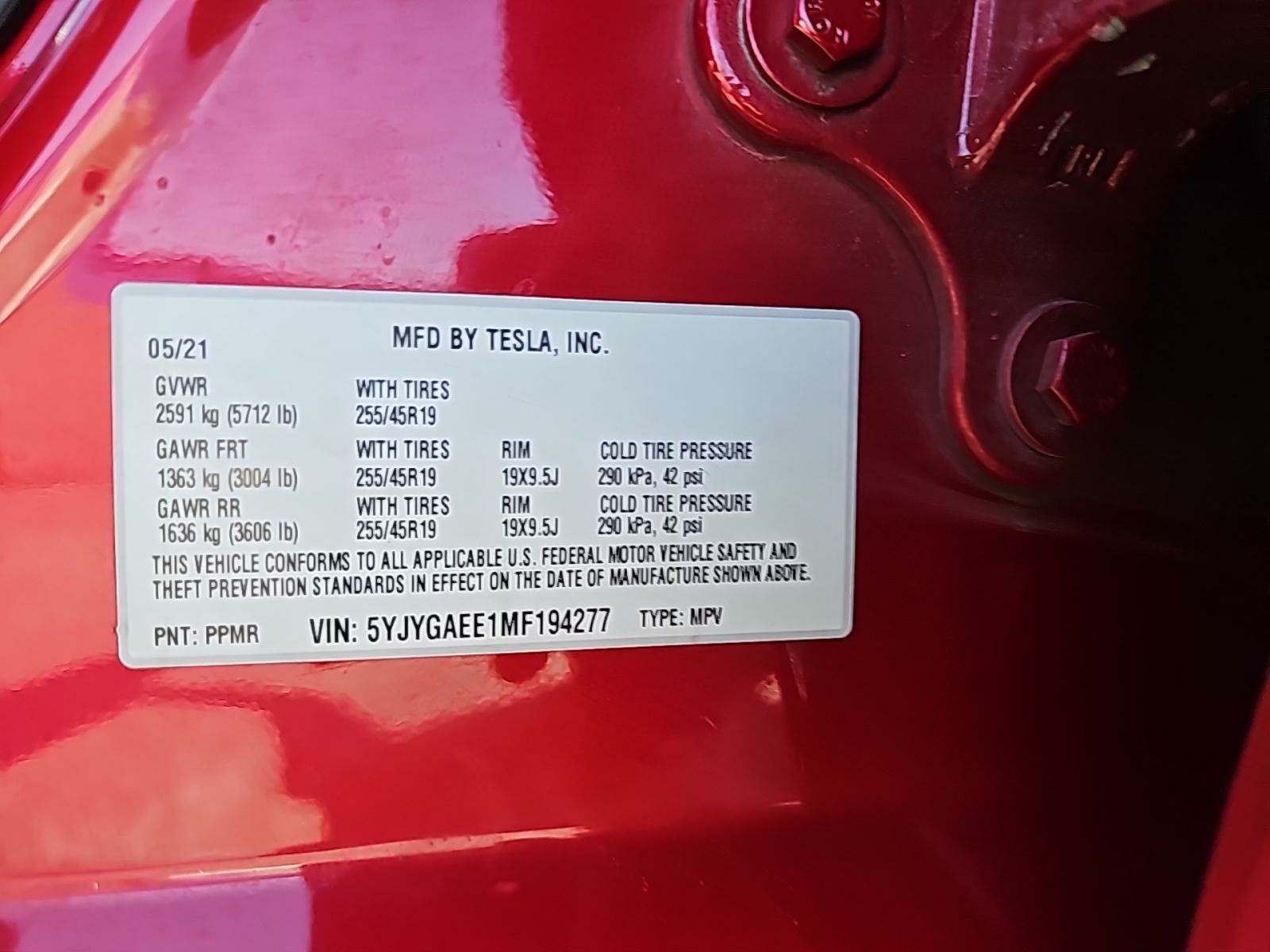 2021 Tesla Model Y Long Range AWD