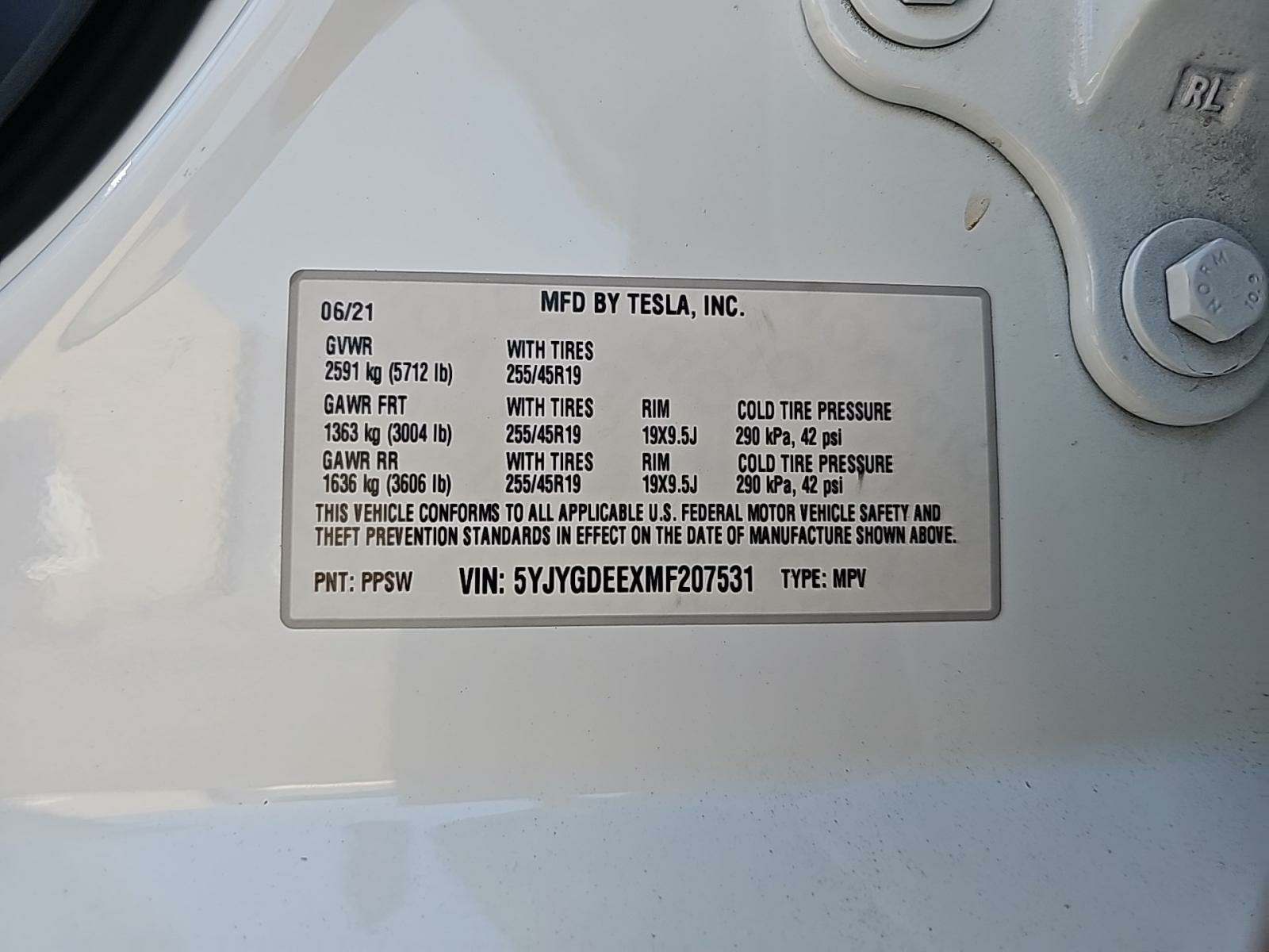 2021 Tesla Model Y Long Range AWD