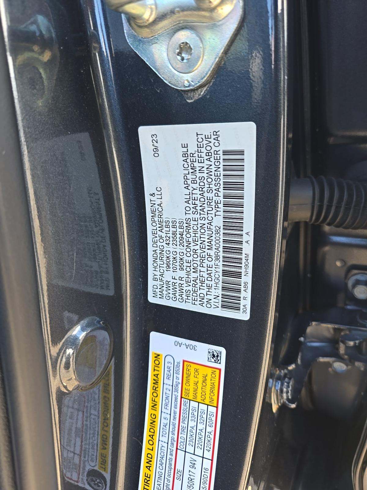 2024 Honda Accord EX FWD