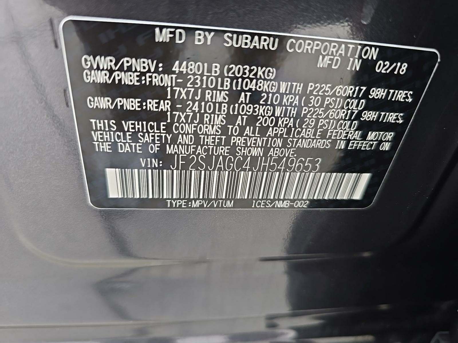 2018 Subaru Forester 2.5i Premium AWD