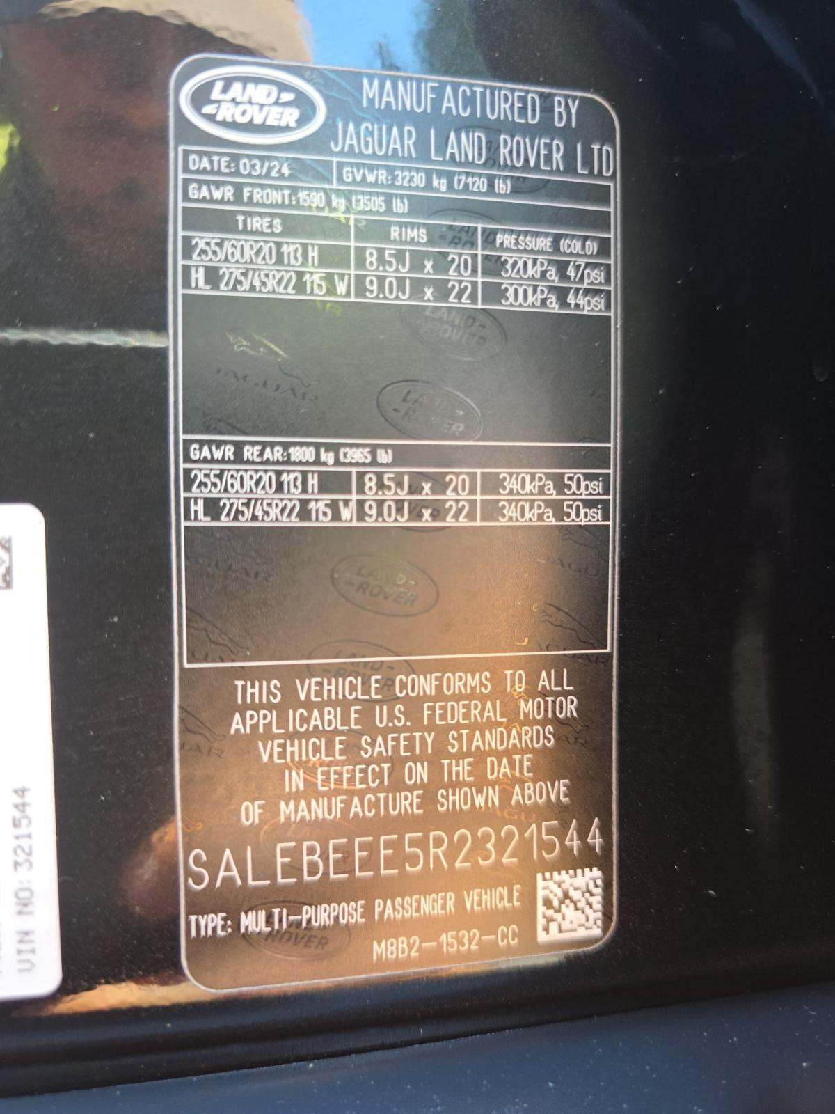 2024 Land Rover Defender 110 V8 AWD