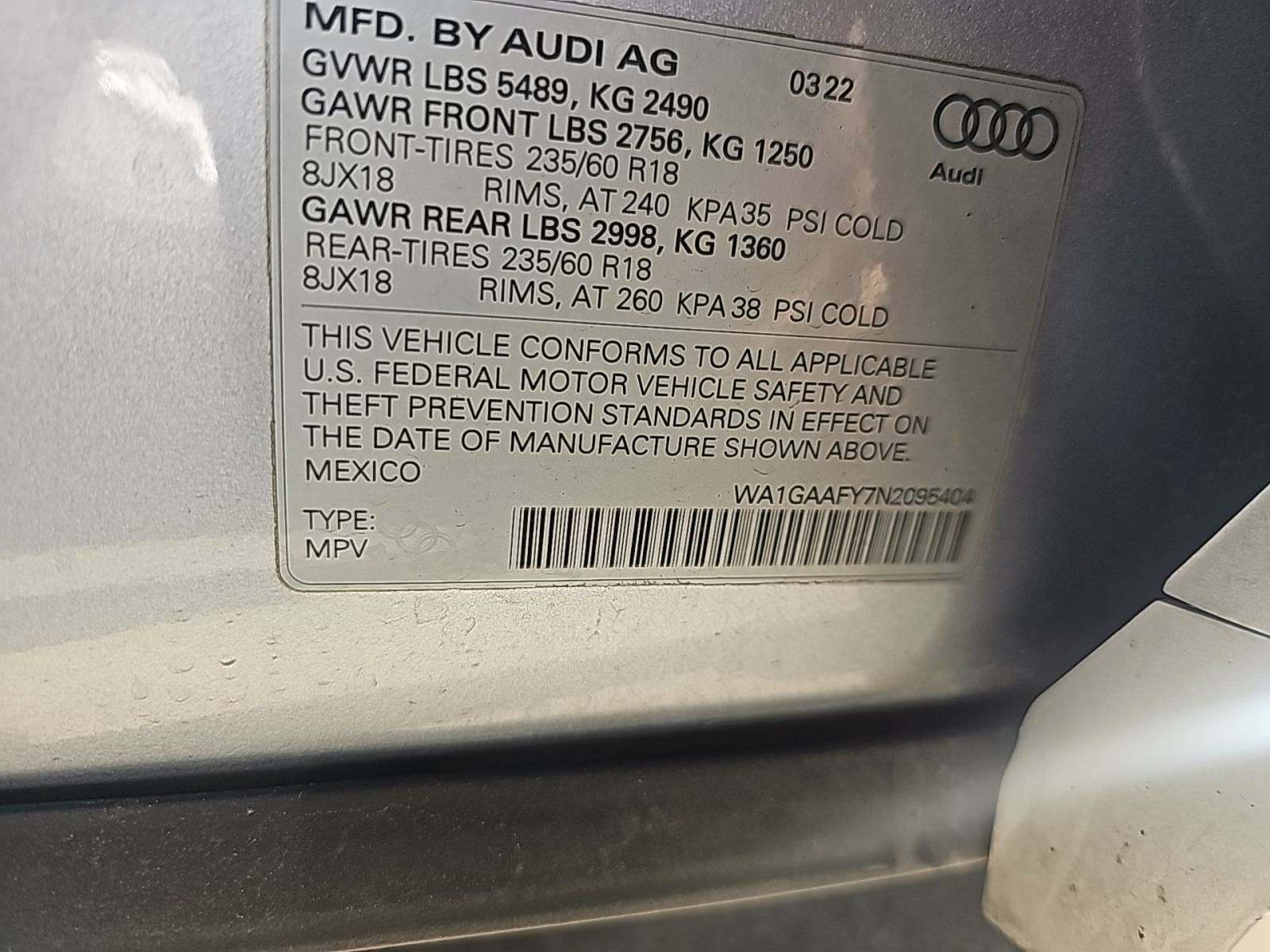 2022 Audi Q5 S line Premium AWD