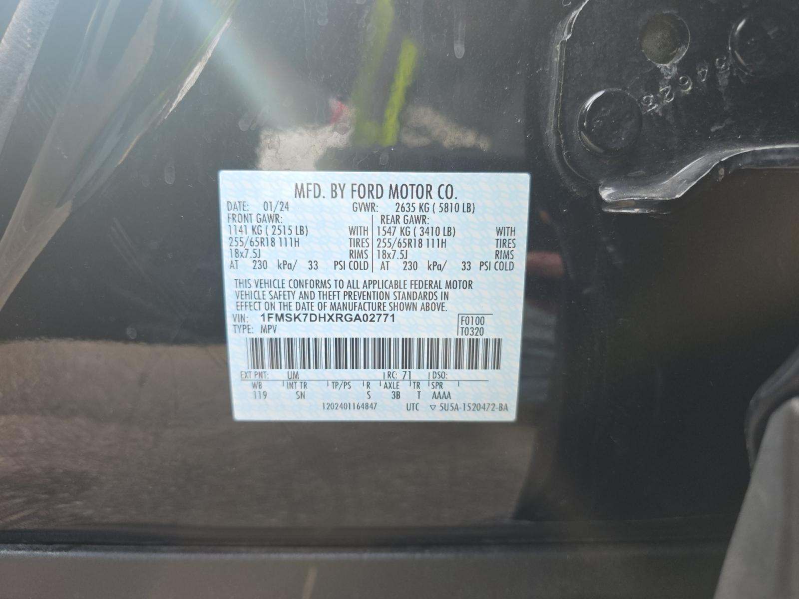 2024 Ford Explorer XLT RWD