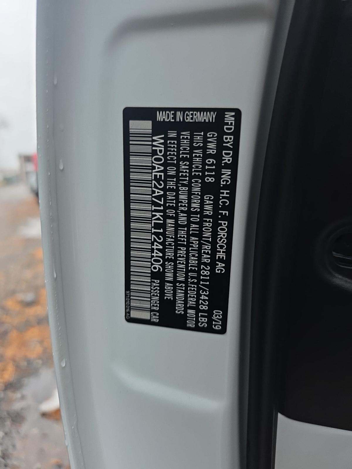 2019 Porsche Panamera E-Hybrid 4 AWD