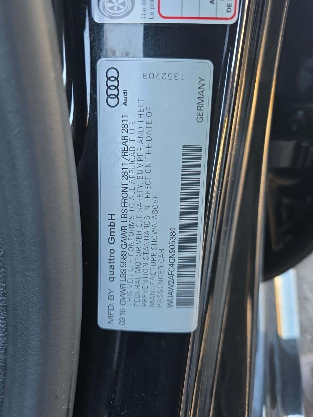 2016 Audi RS 7 Prestige AWD